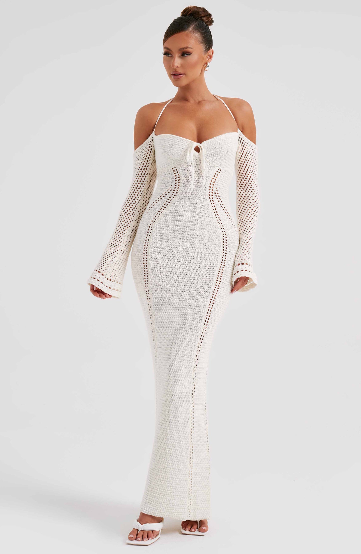 Abito Maxi Samariah Bianco