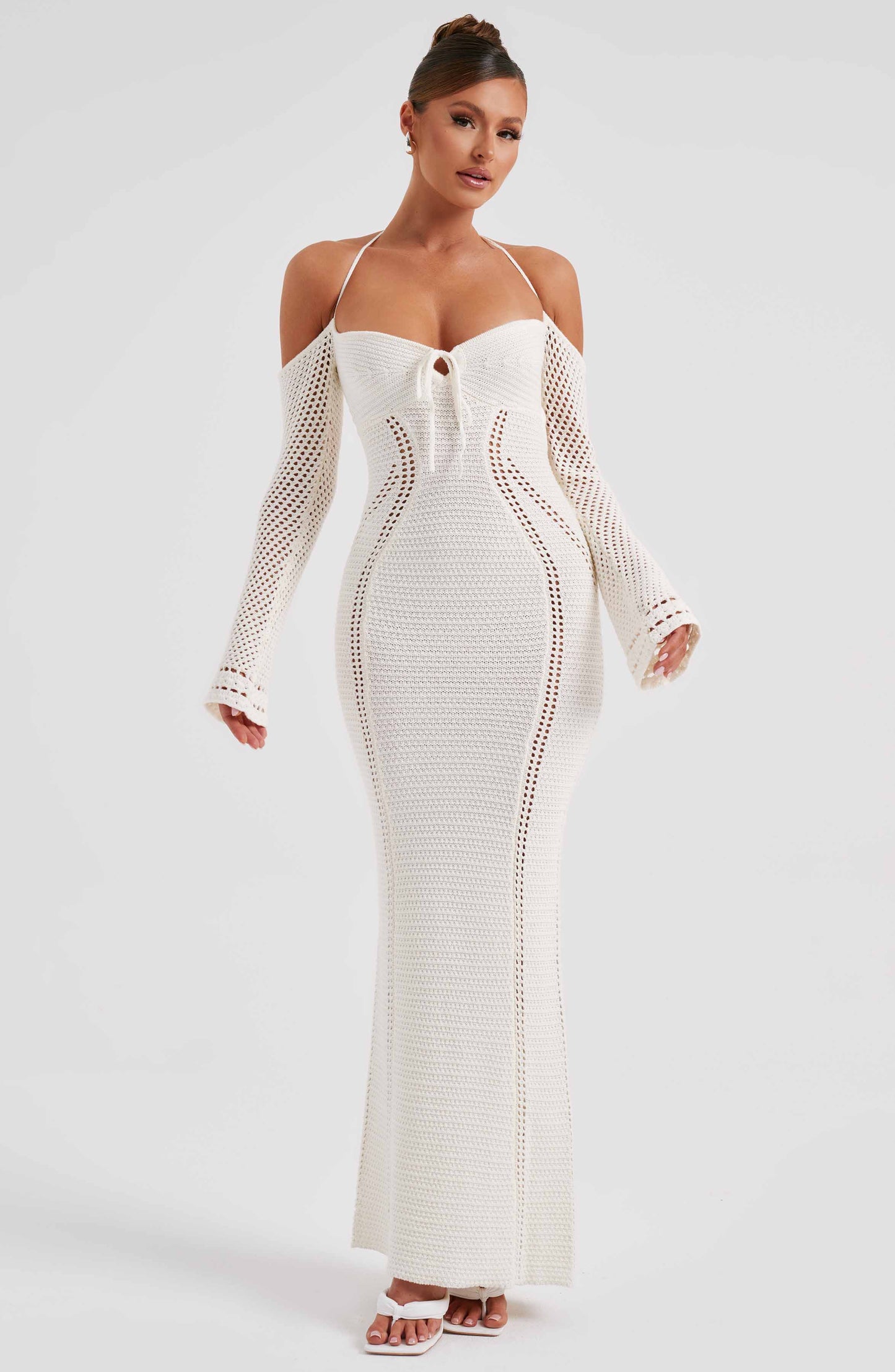 Abito Maxi Samariah Bianco