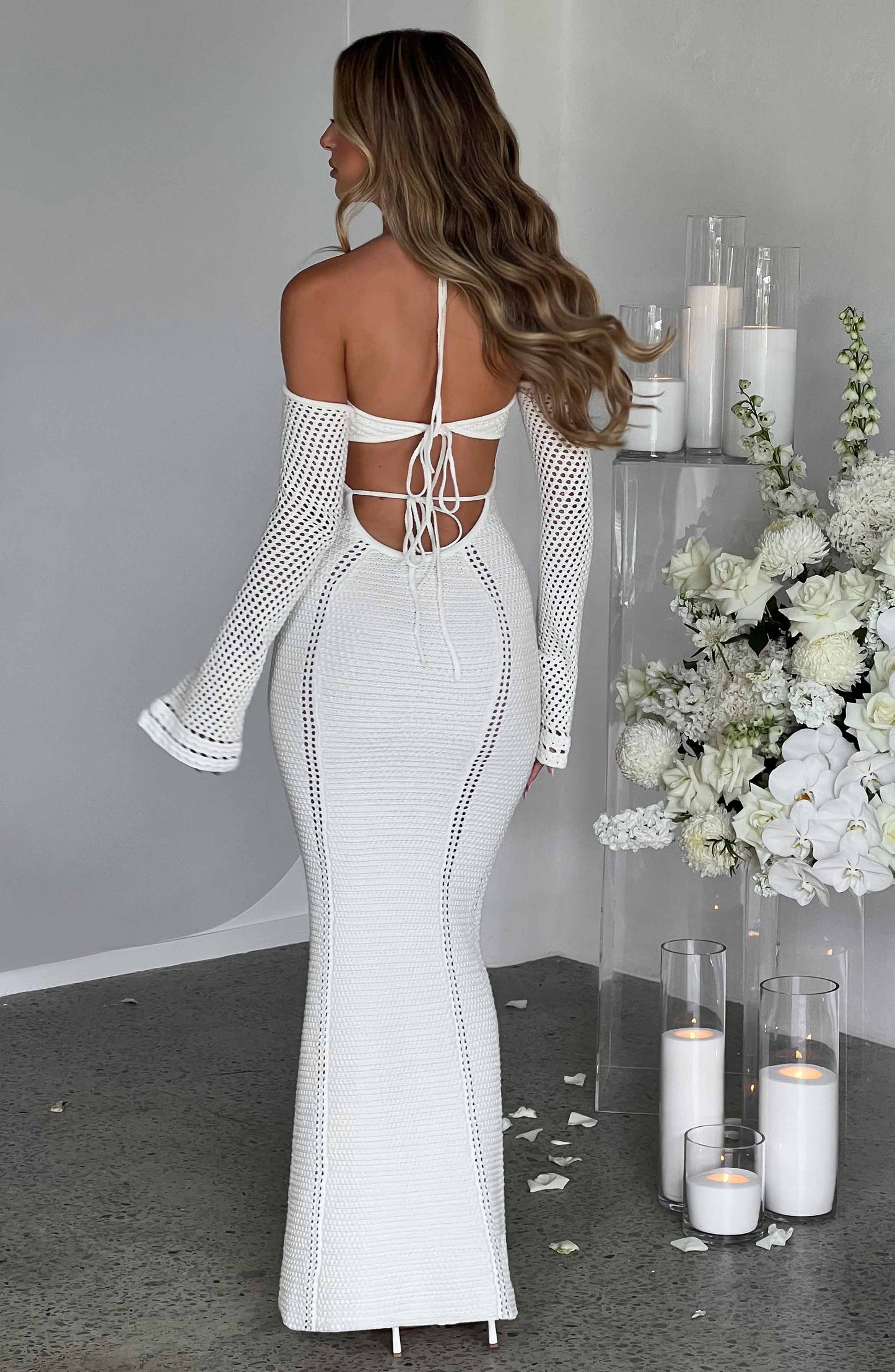 Abito Maxi Samariah Bianco