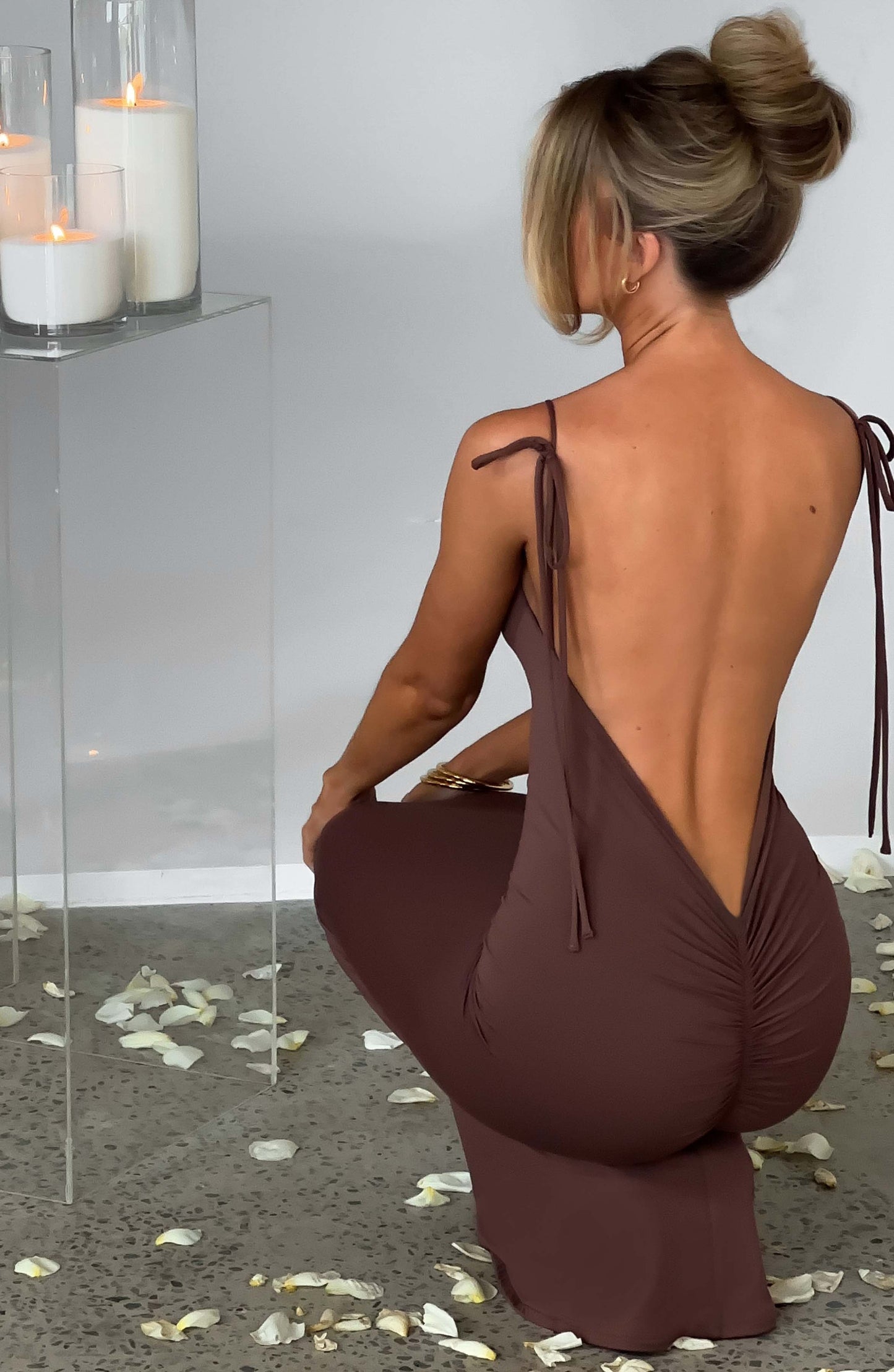 Abito Maxi Sanya Cioccolato