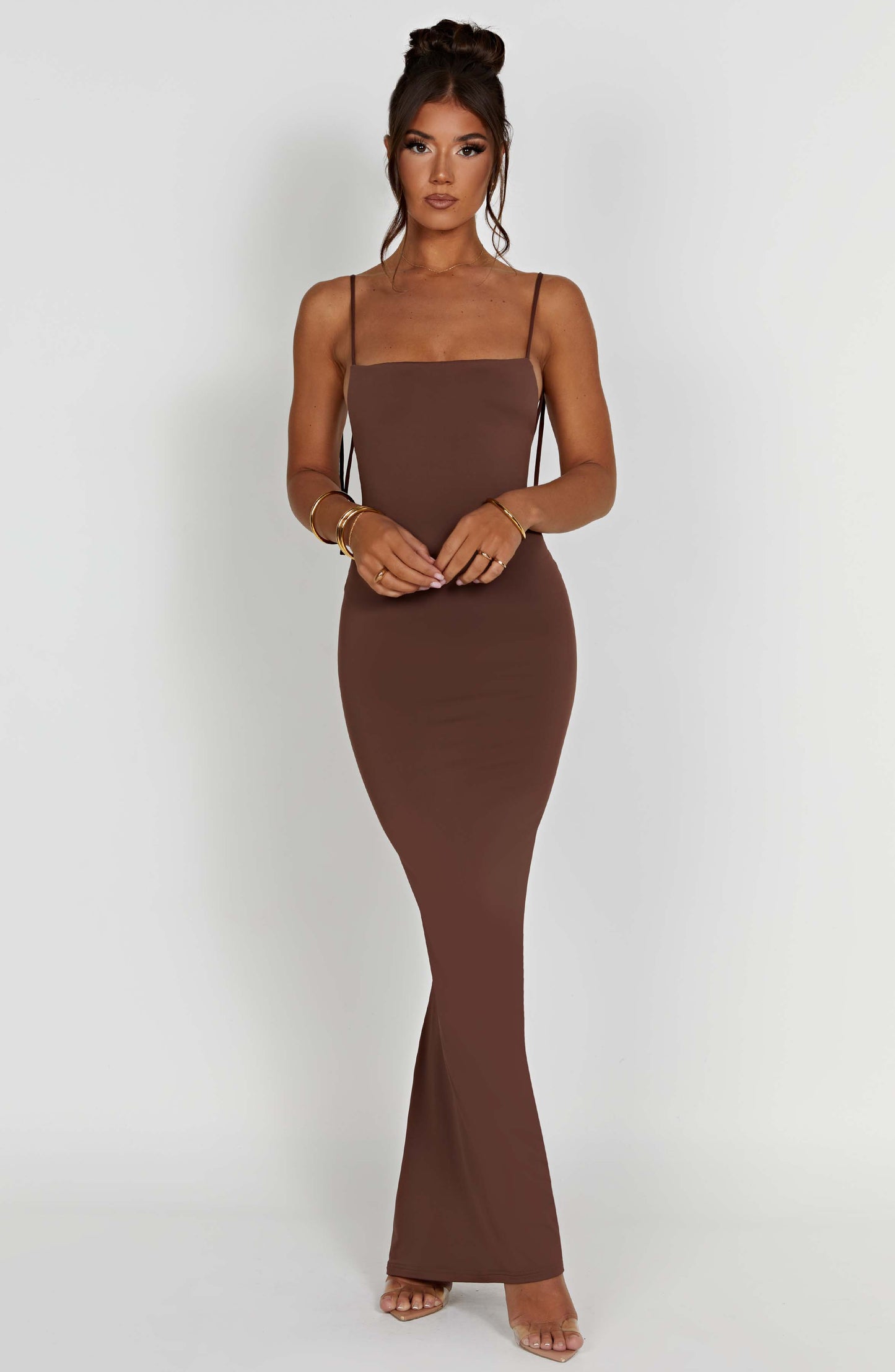 Abito Maxi Sanya Cioccolato