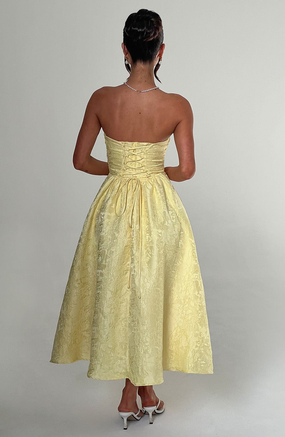 Abito Saoirse Midi Giallo