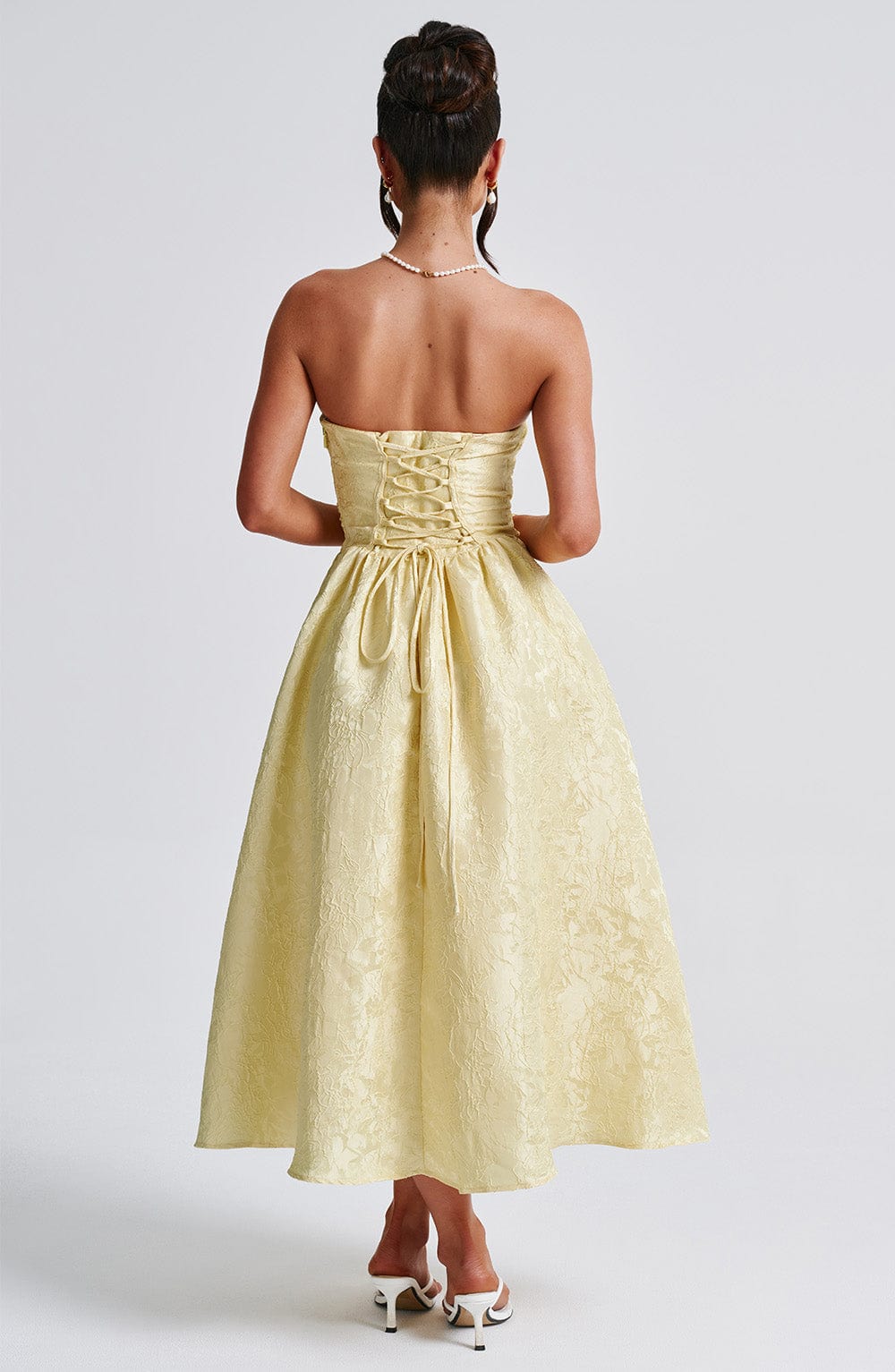 Abito Saoirse Midi Giallo