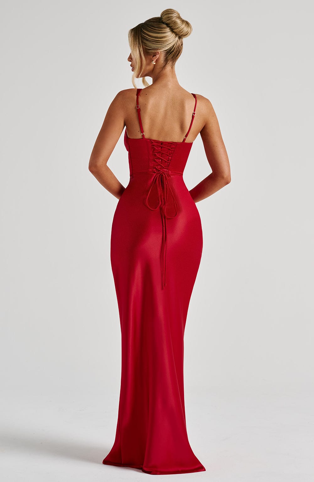 Abito Maxi Rosso da Sera Elegante