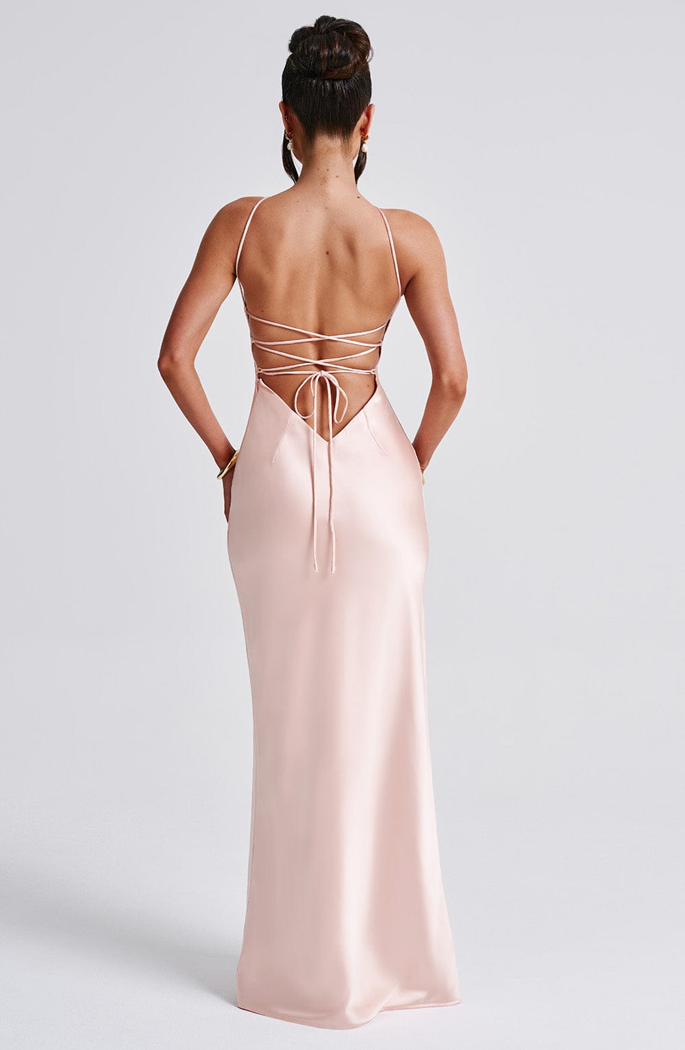 Abito Maxi Peach Donna