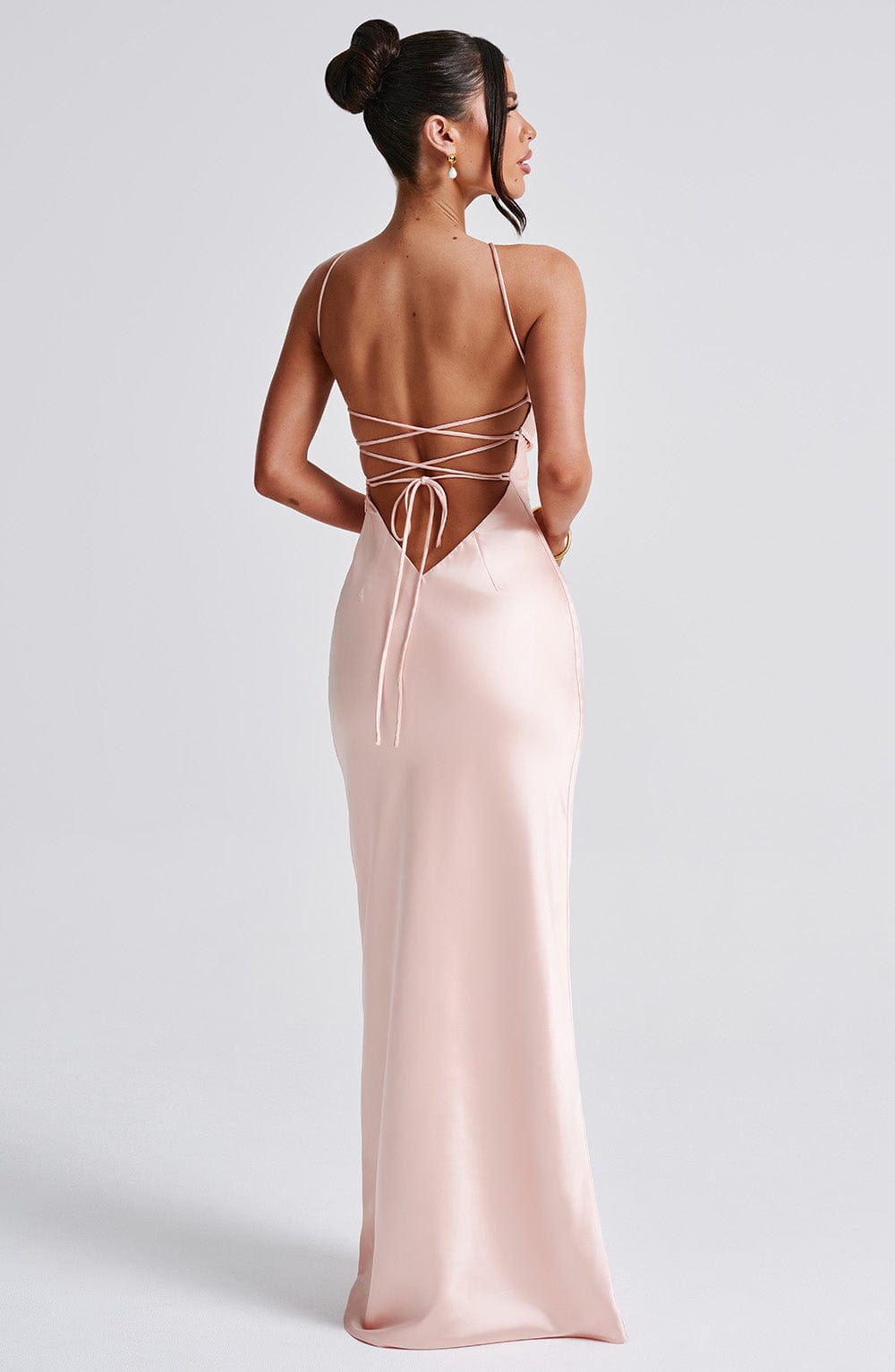 Abito Maxi Peach Donna