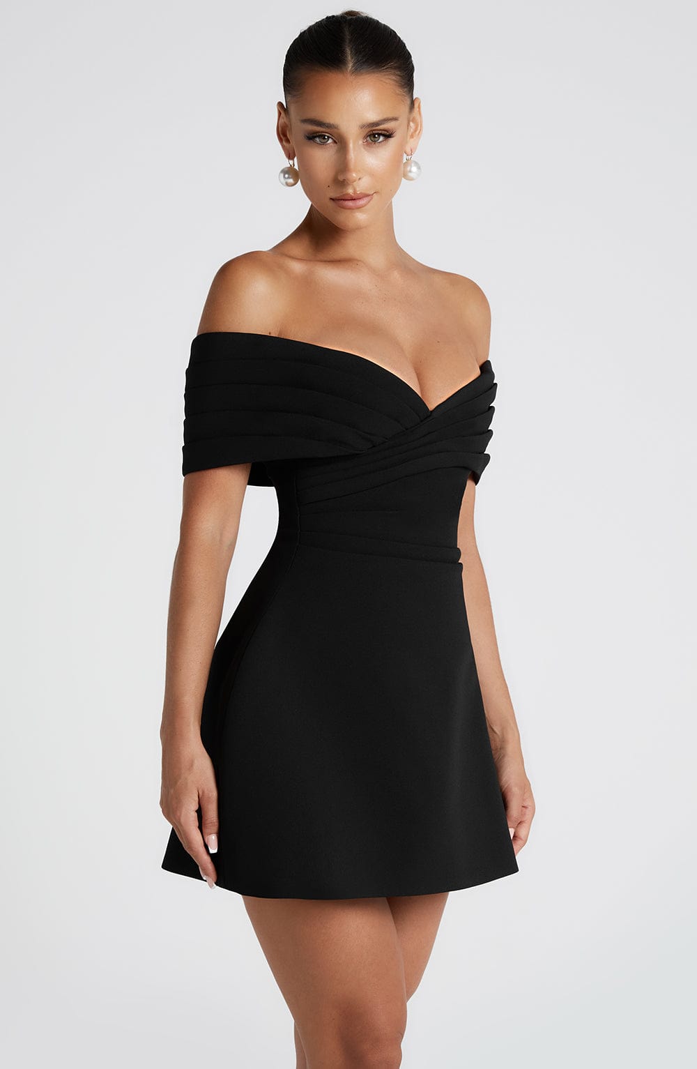 Abito Mini Solana Nero