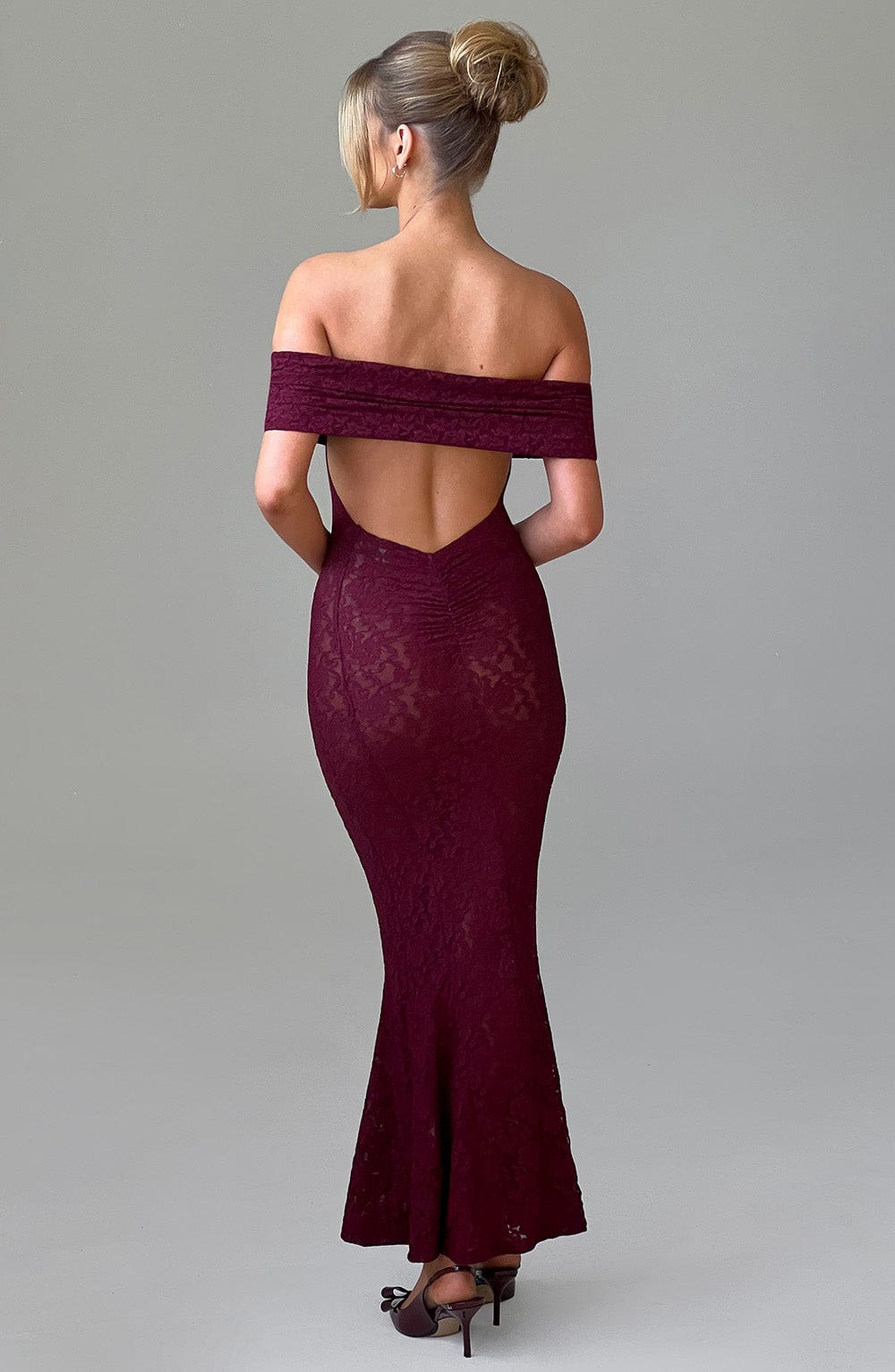 Abito Maxi Stephanie - Borgogna