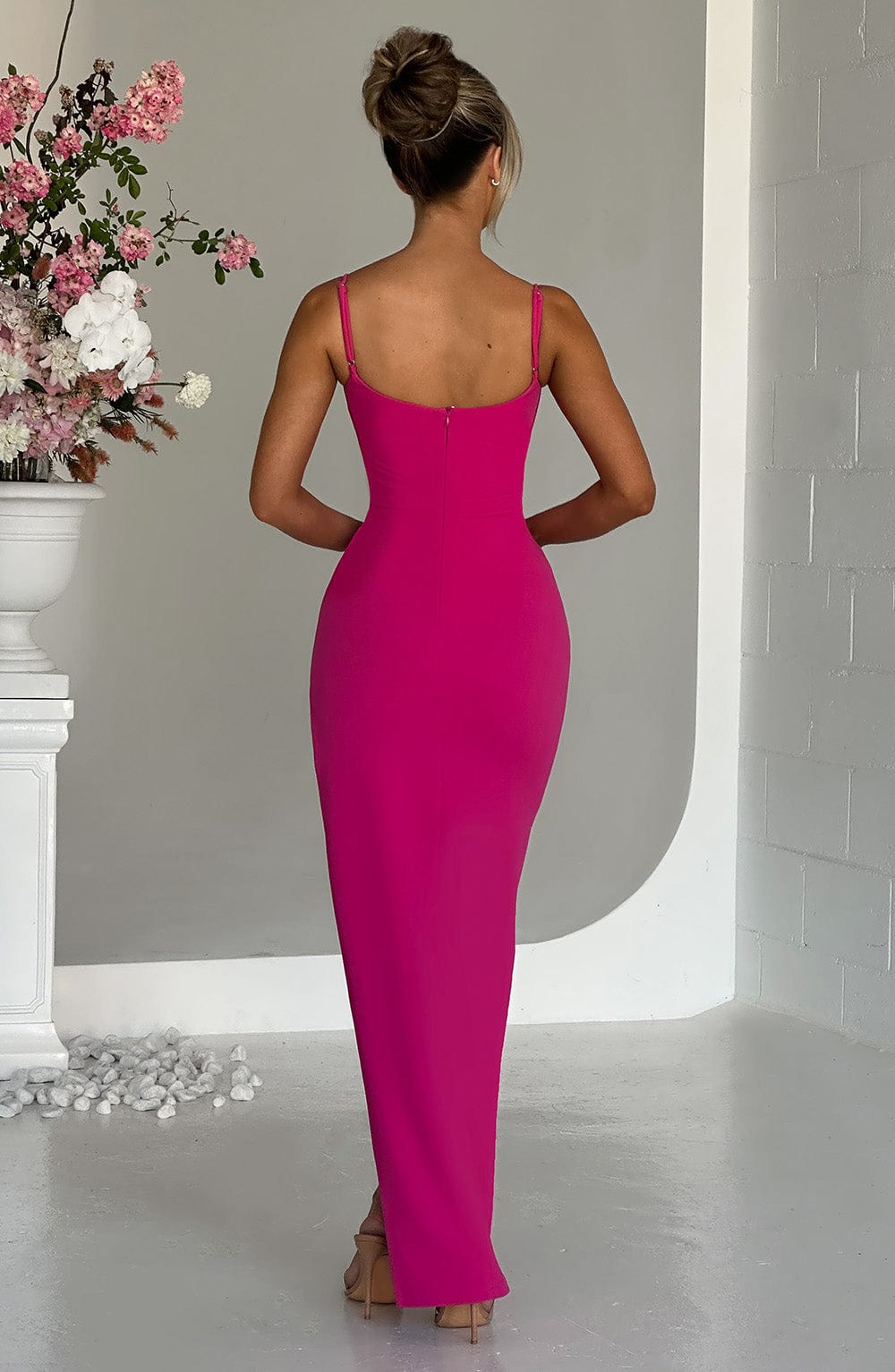 Abito Maxi Rosa Caldo