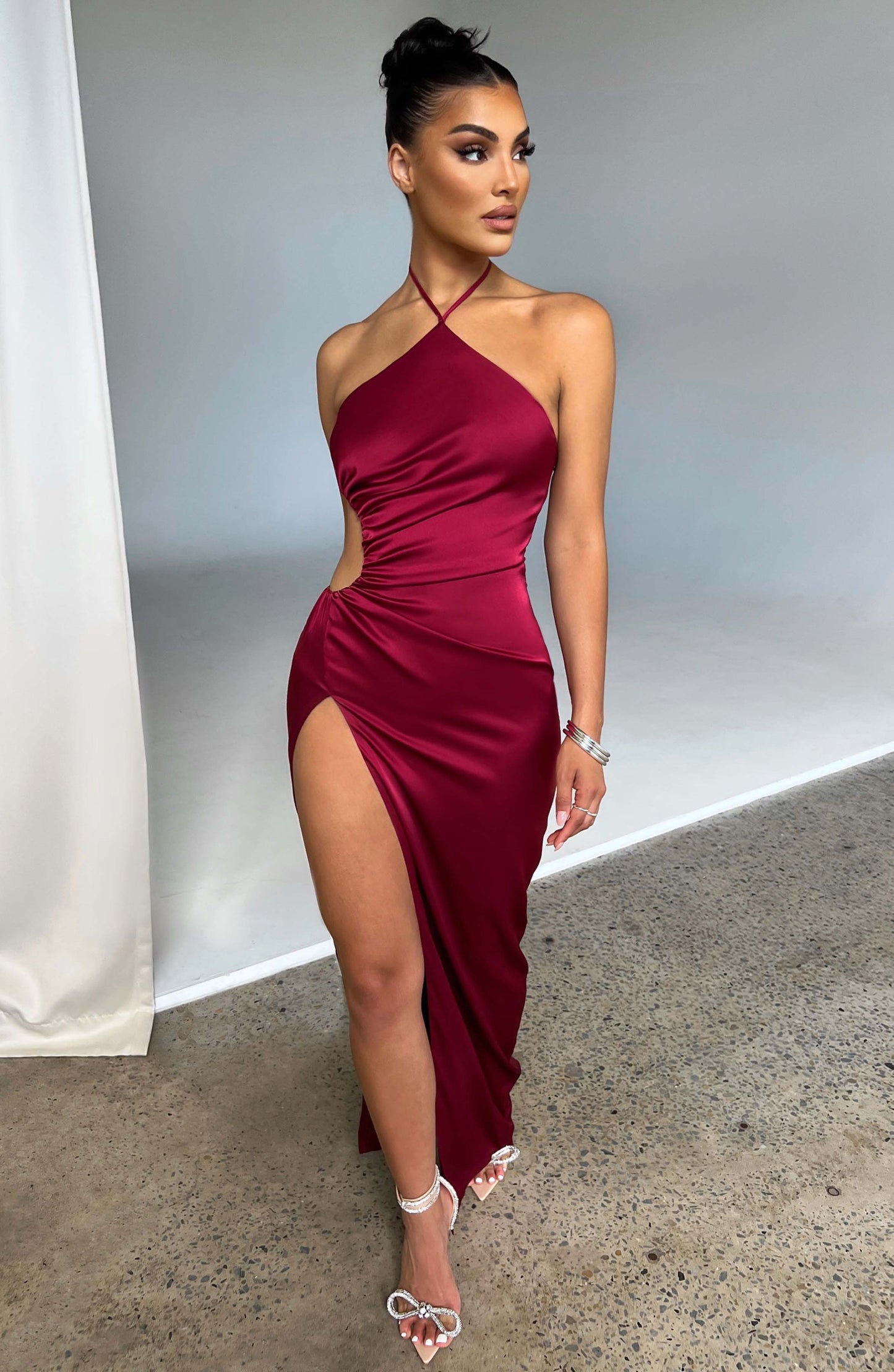 Abito Maxi Vanessa - Vino