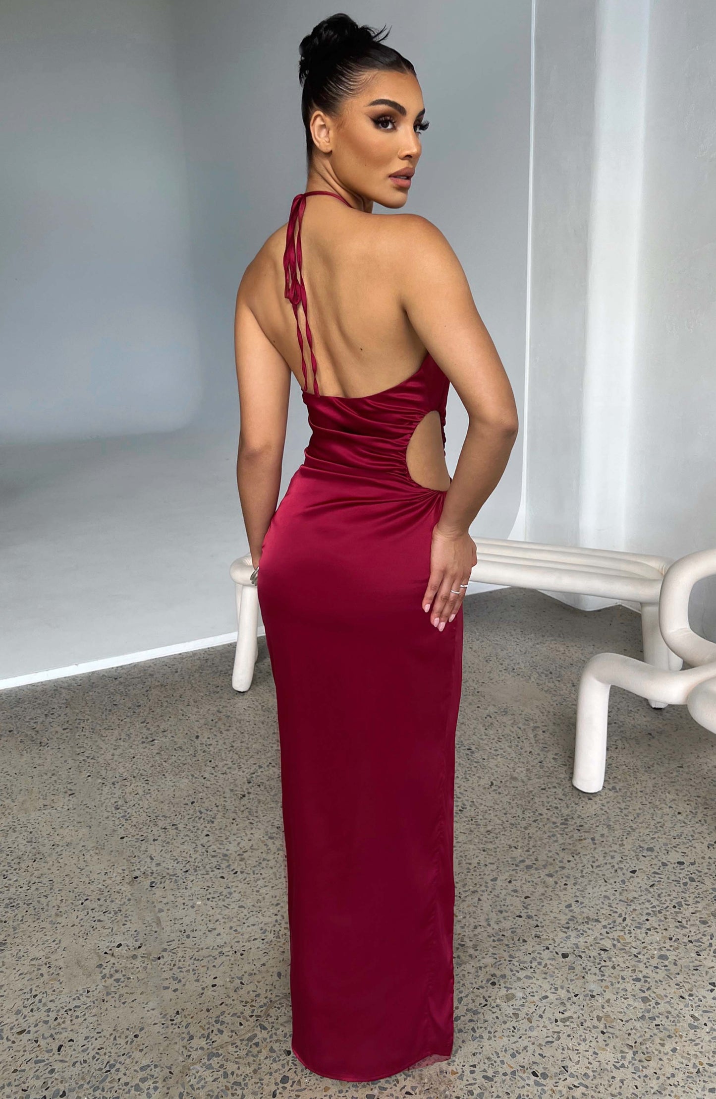 Abito Maxi Vanessa - Vino