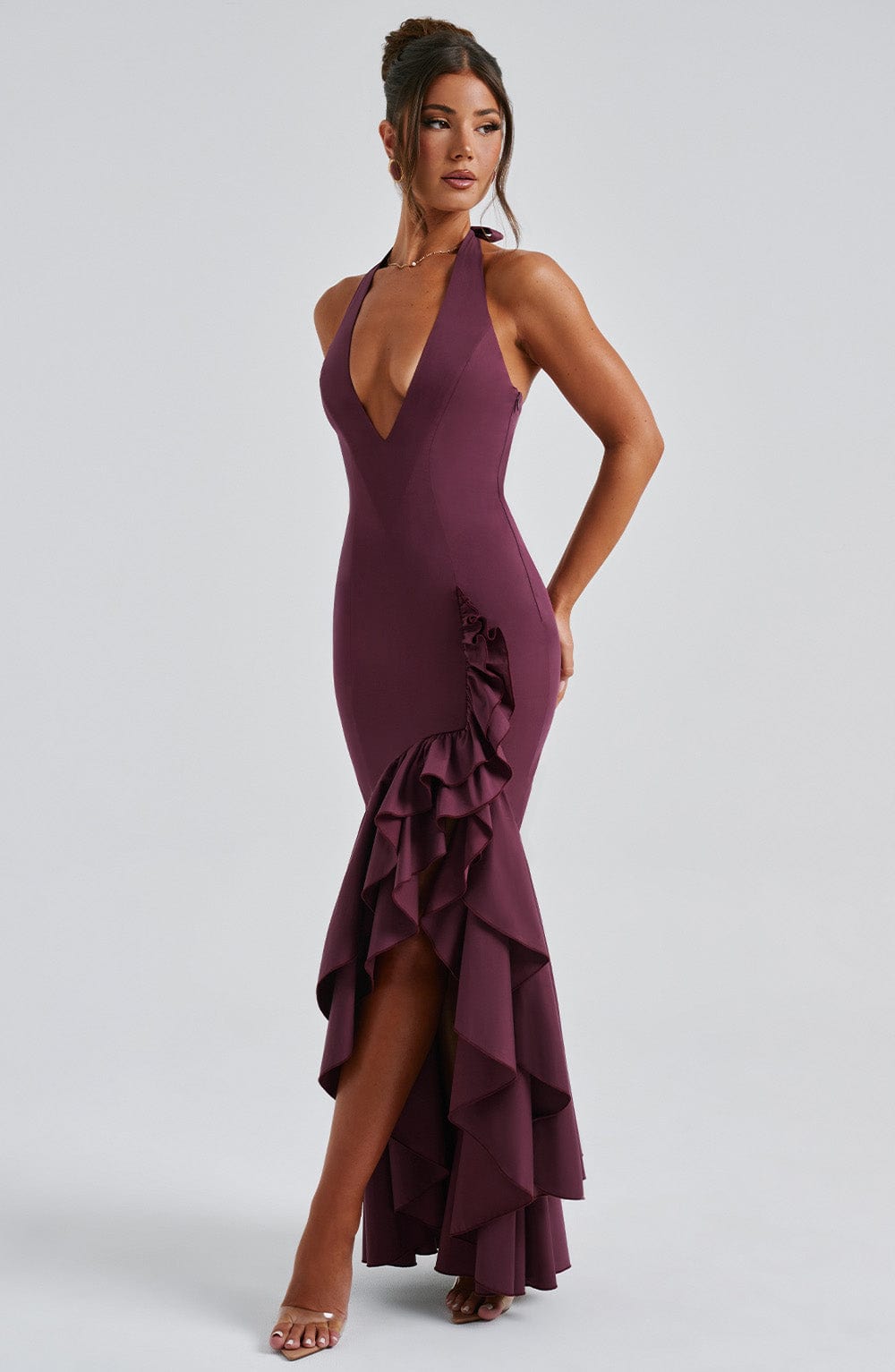 Abito Maxi Cherry Lacquer