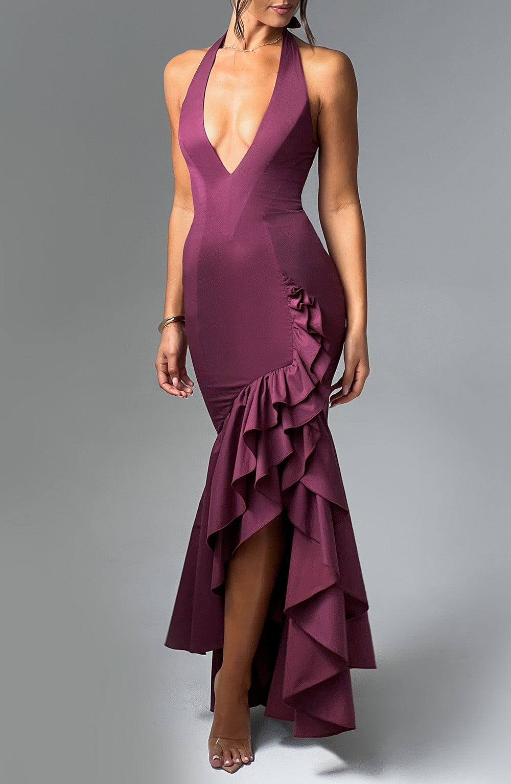 Abito Maxi Cherry Lacquer