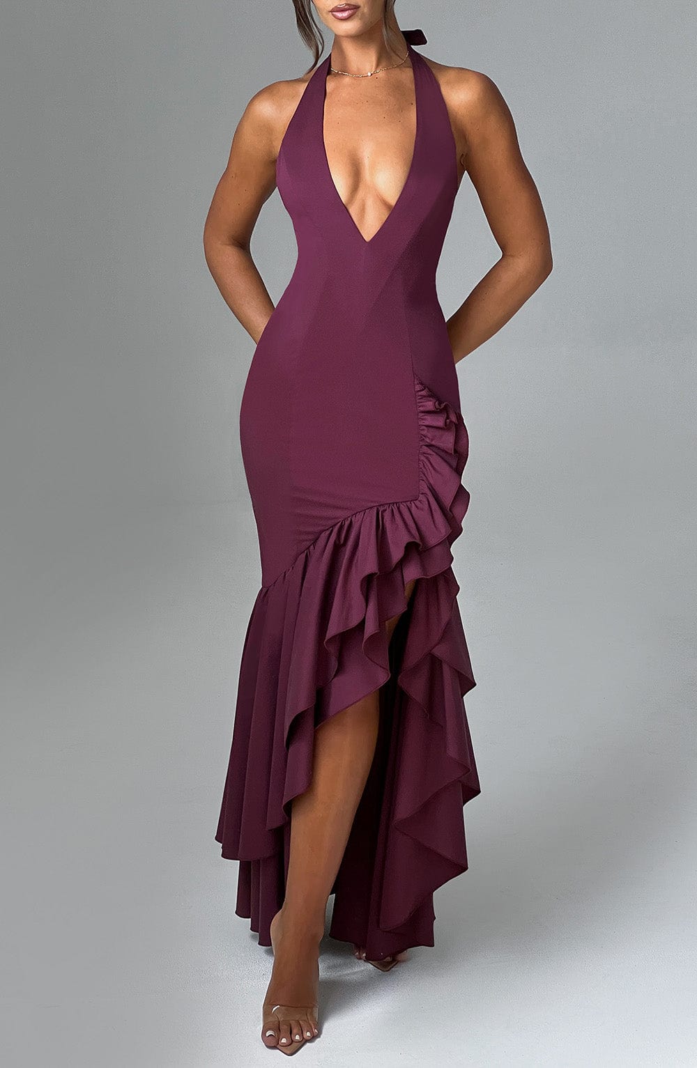 Abito Maxi Cherry Lacquer