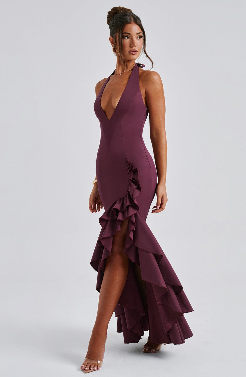 Abito Maxi Cherry Lacquer