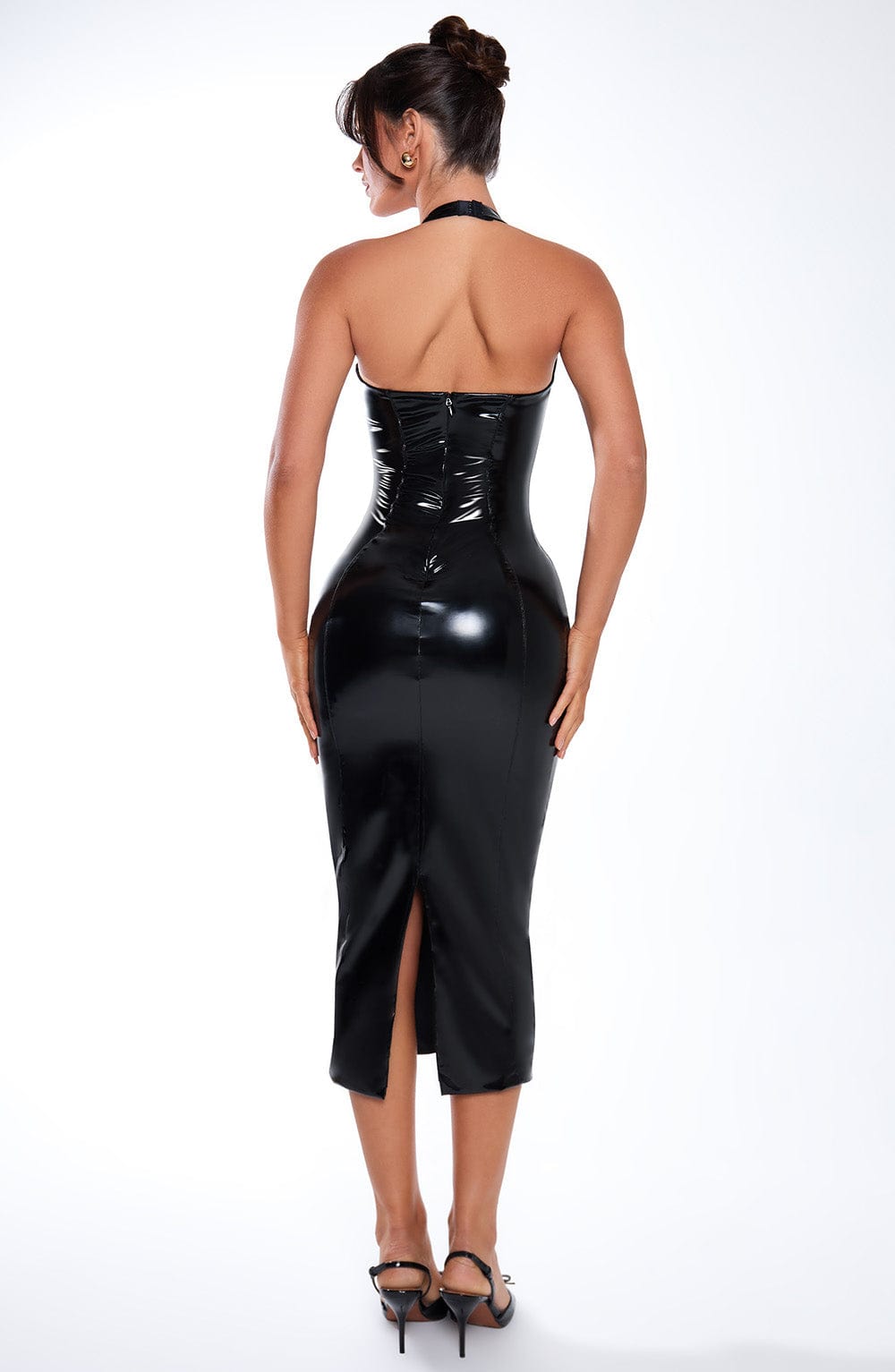 Abito Midi Violette Nero