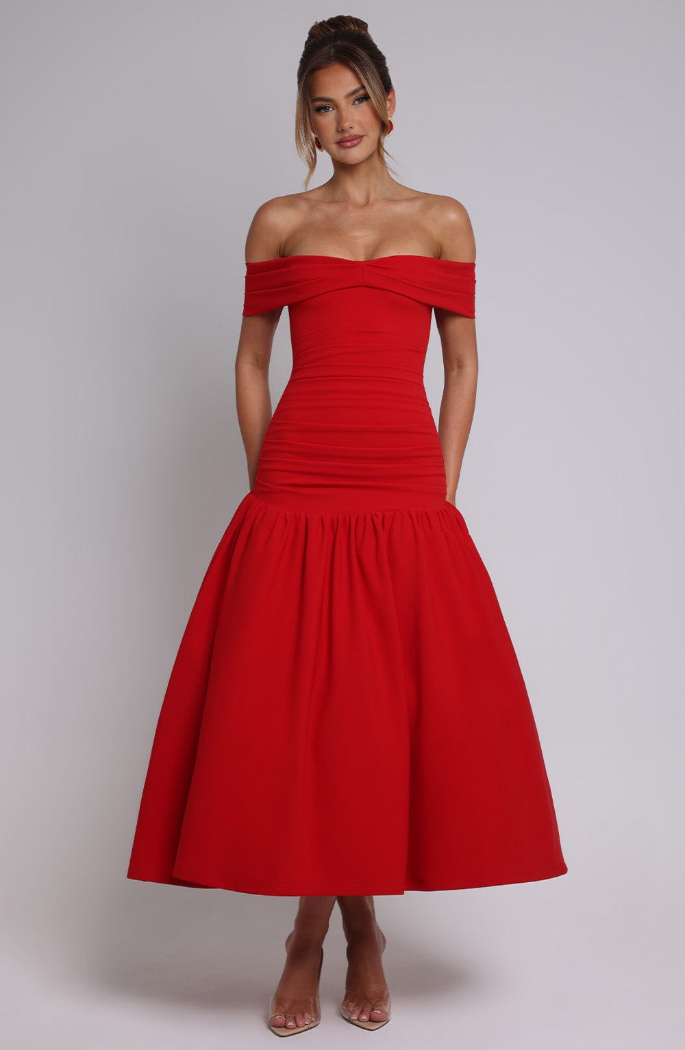 Abito Midaxi Rosso