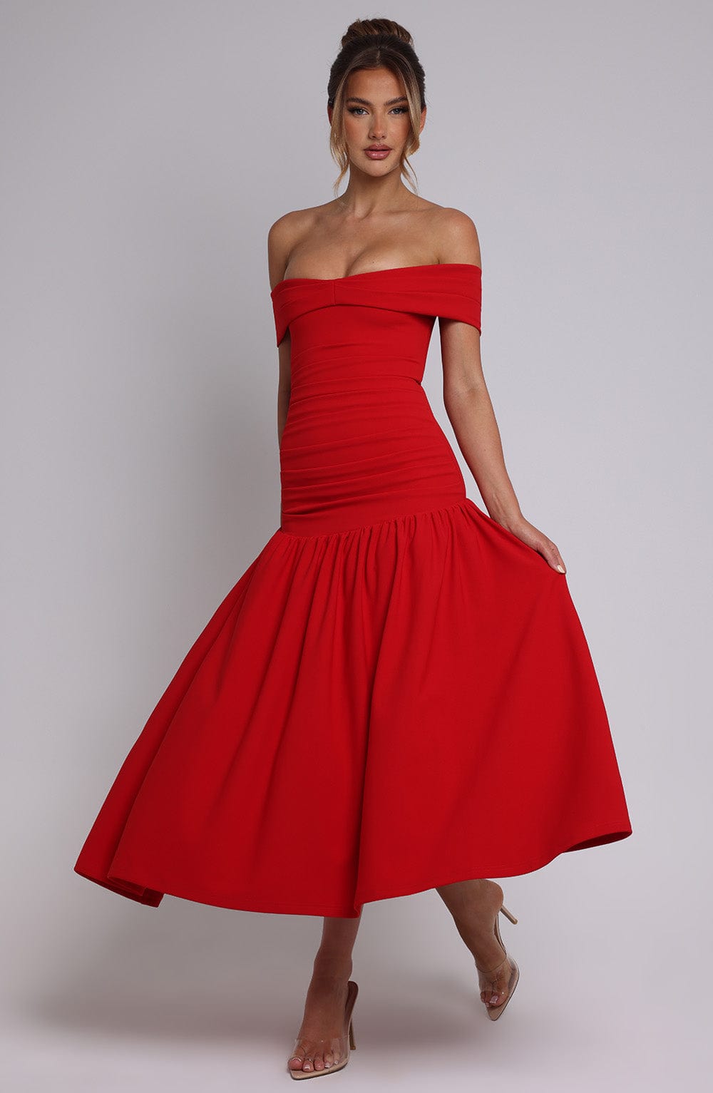 Abito Midaxi Rosso