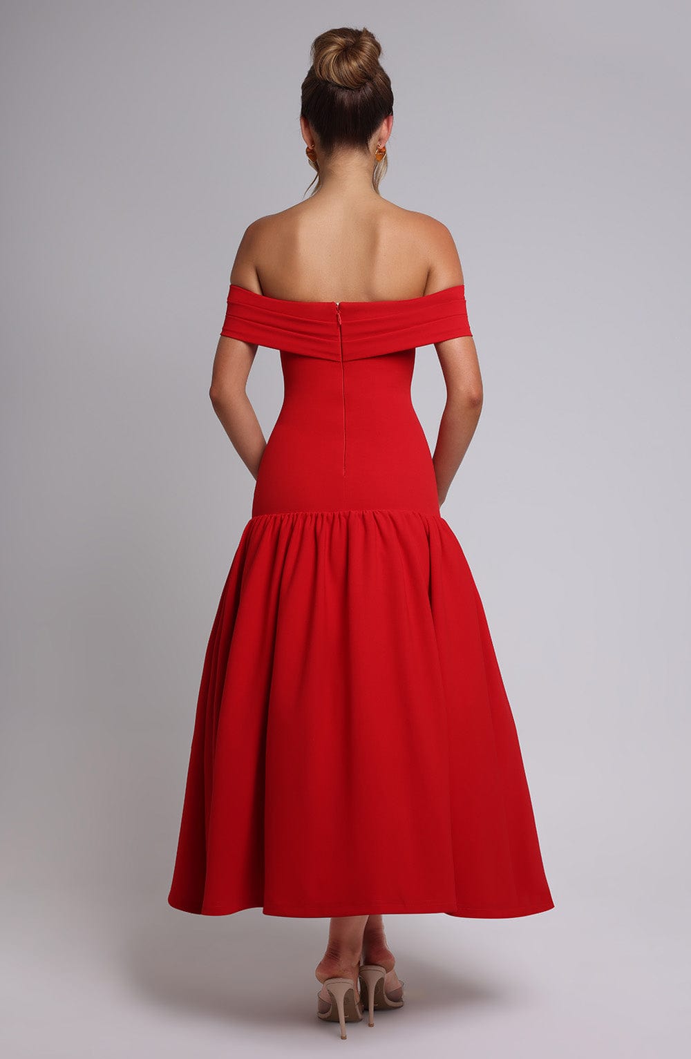 Abito Midaxi Rosso
