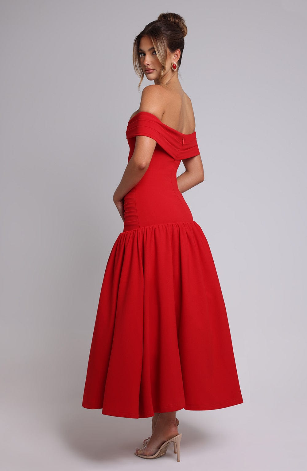 Abito Midaxi Rosso