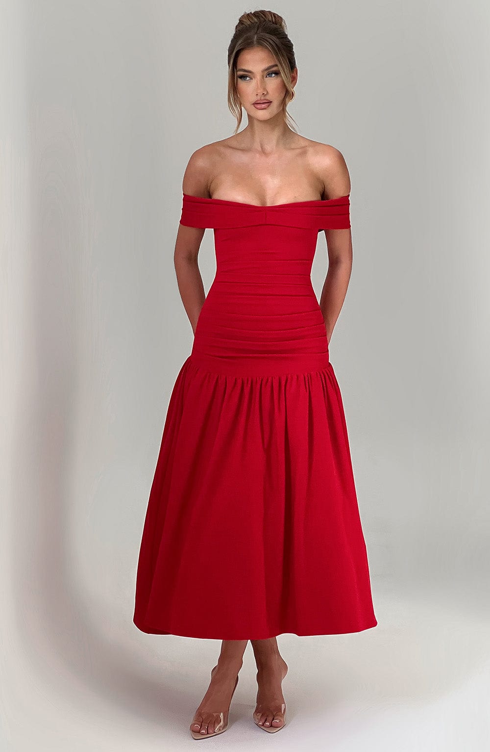 Abito Midaxi Rosso
