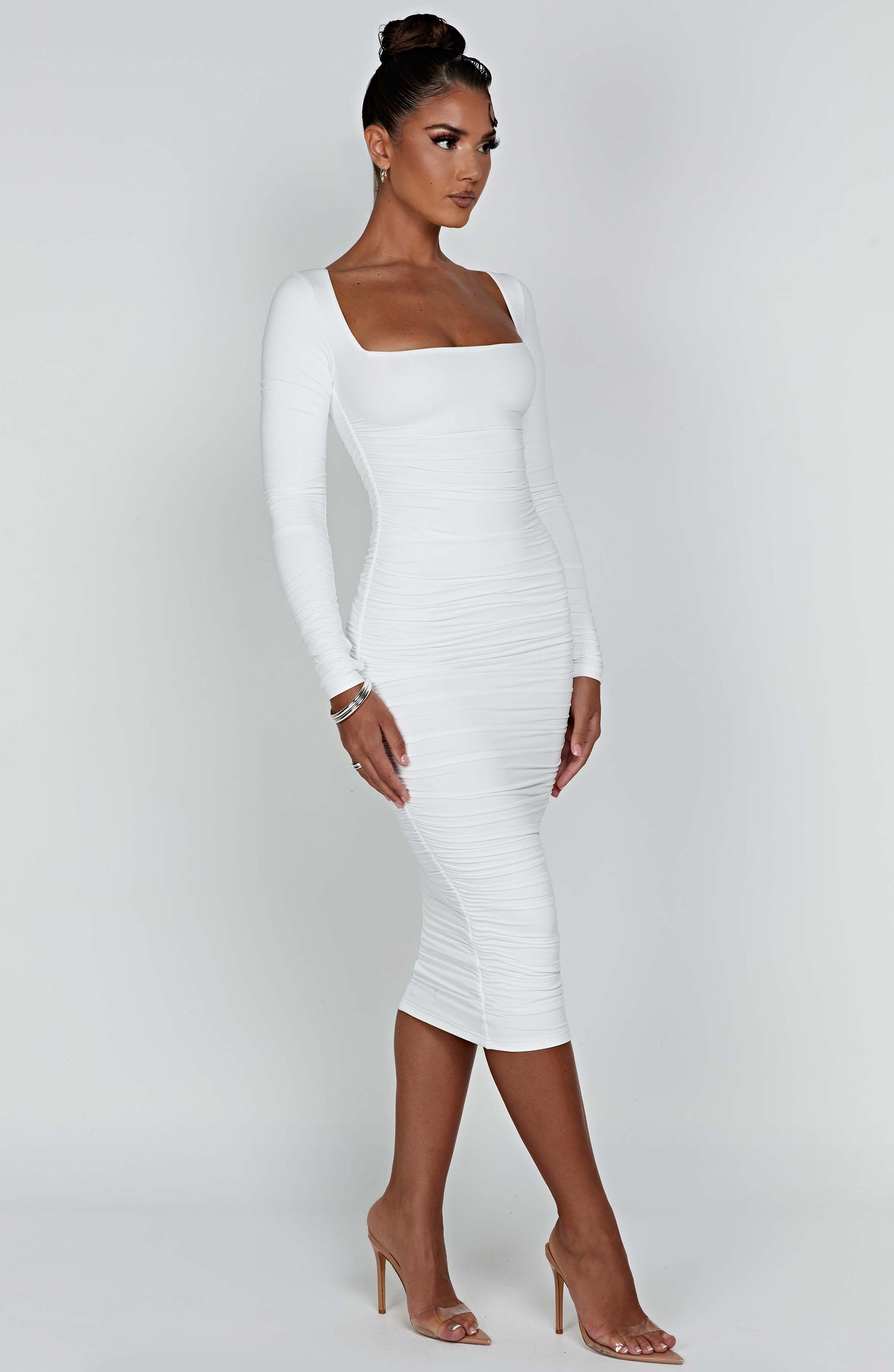 Abito Maxi Bianco Donna