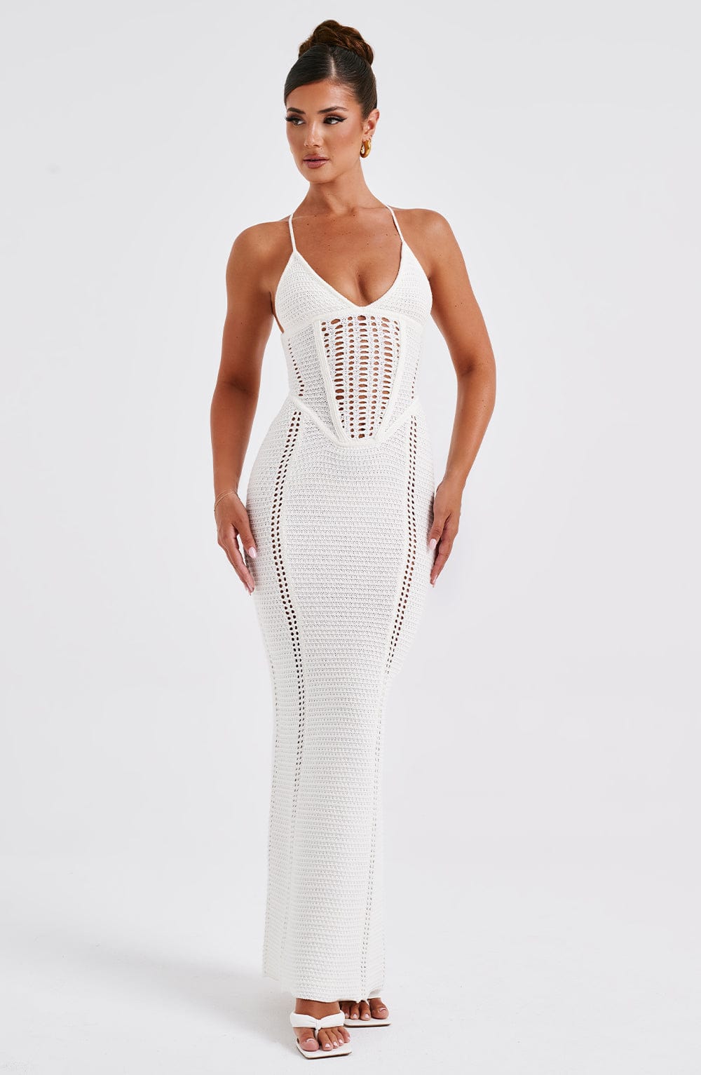Abito Maxi Bianco da Donna