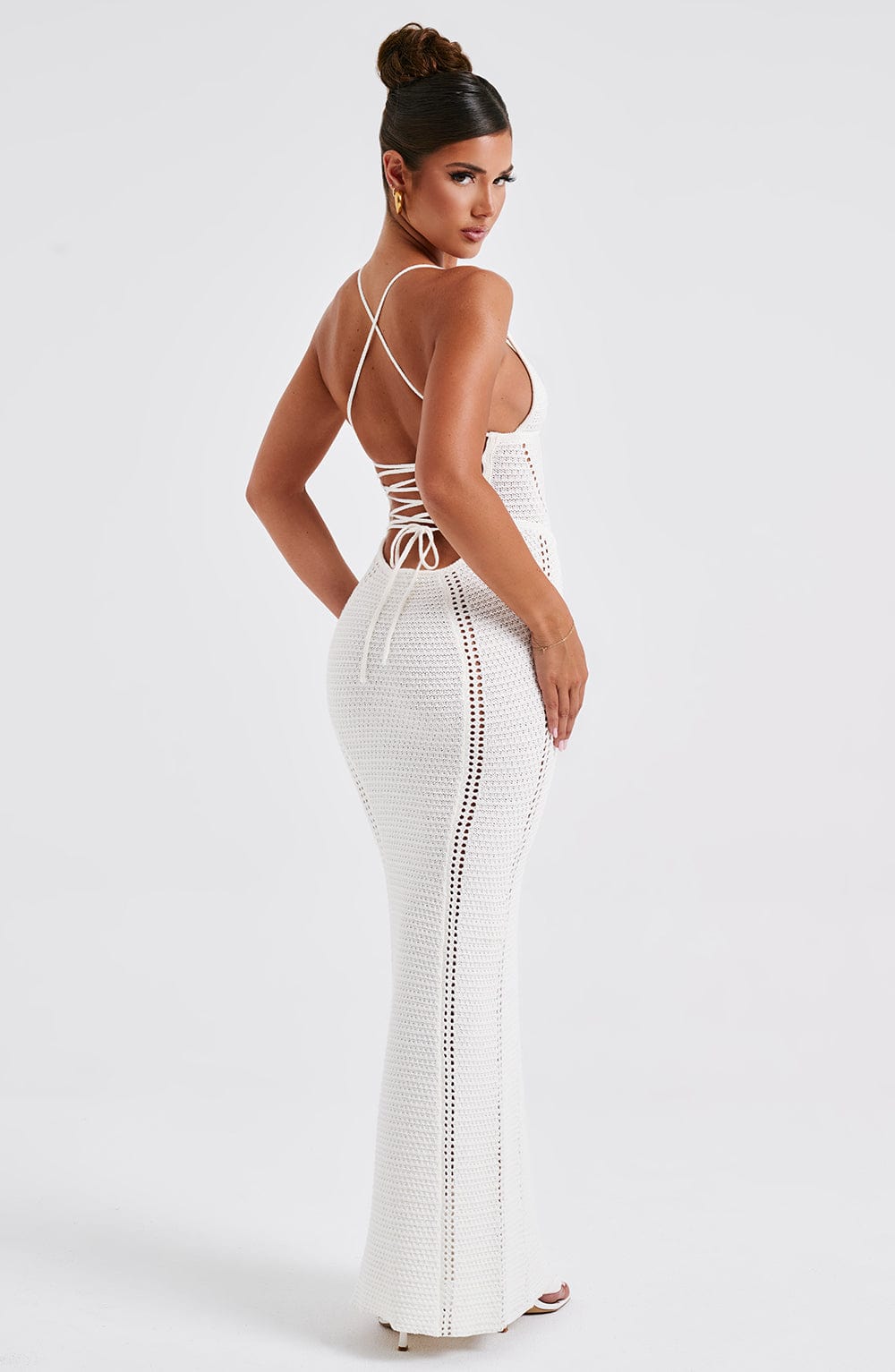 Abito Maxi Bianco da Donna