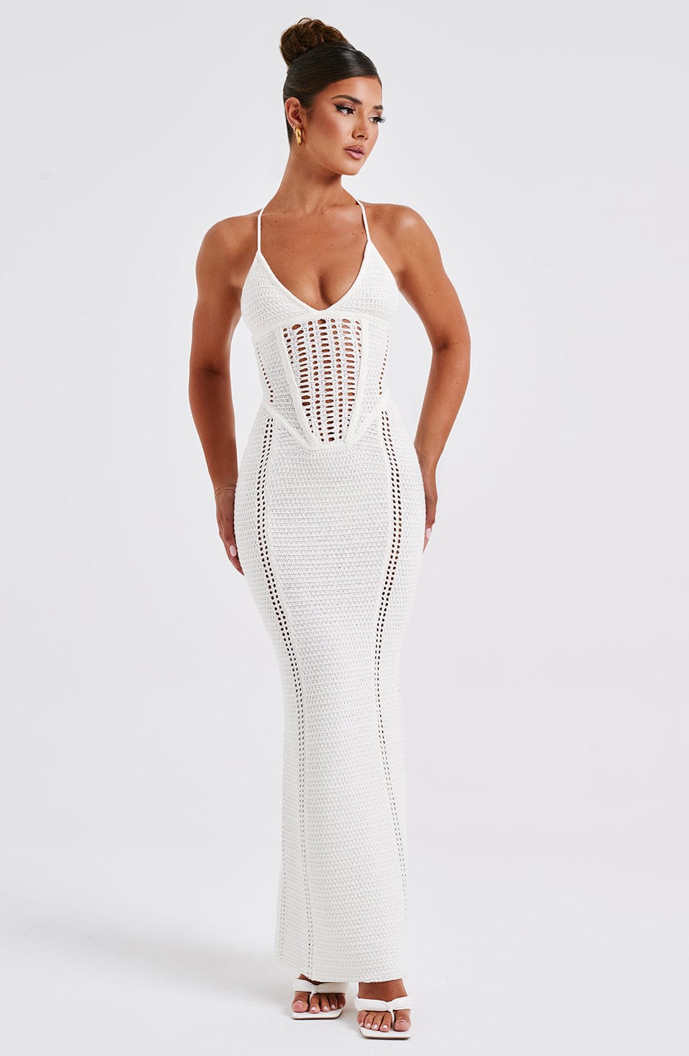 Abito Maxi Bianco da Donna
