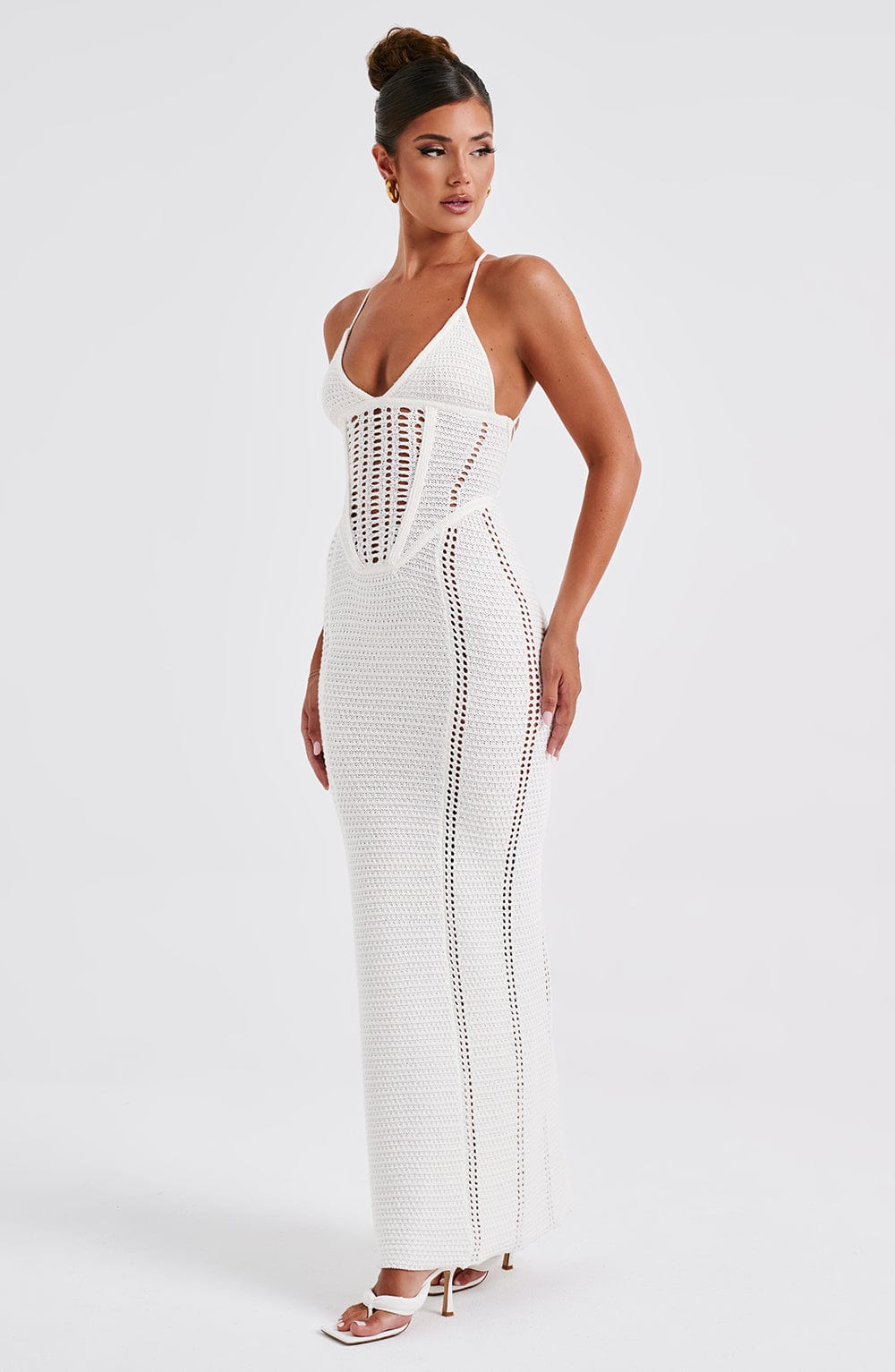 Abito Maxi Bianco da Donna