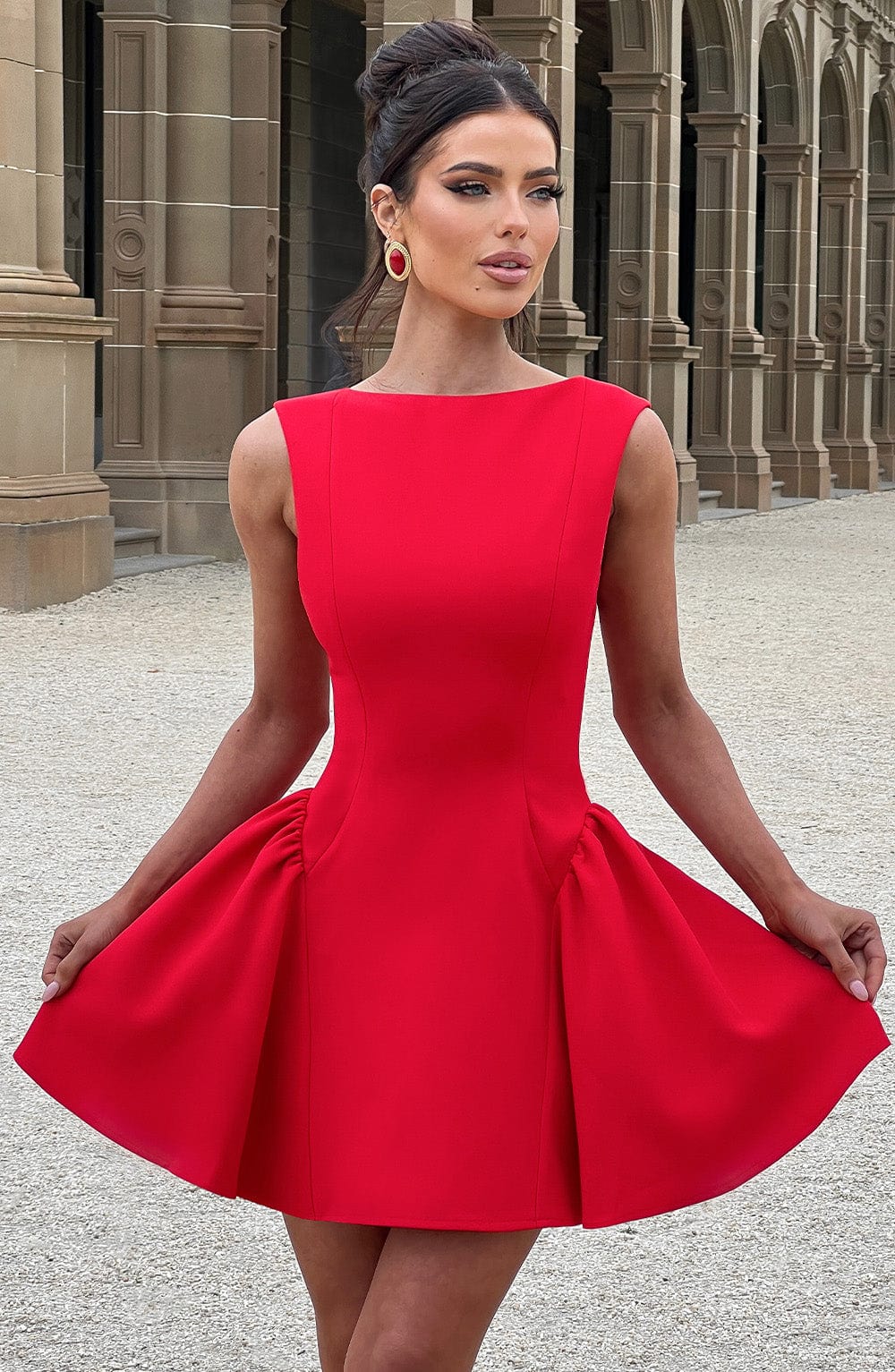 Abito Rosso Yalina