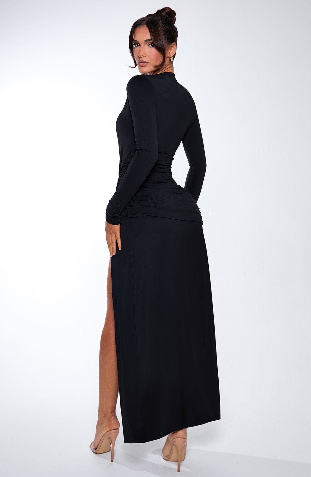 Abito da Sera Ysabella Maxi Nero