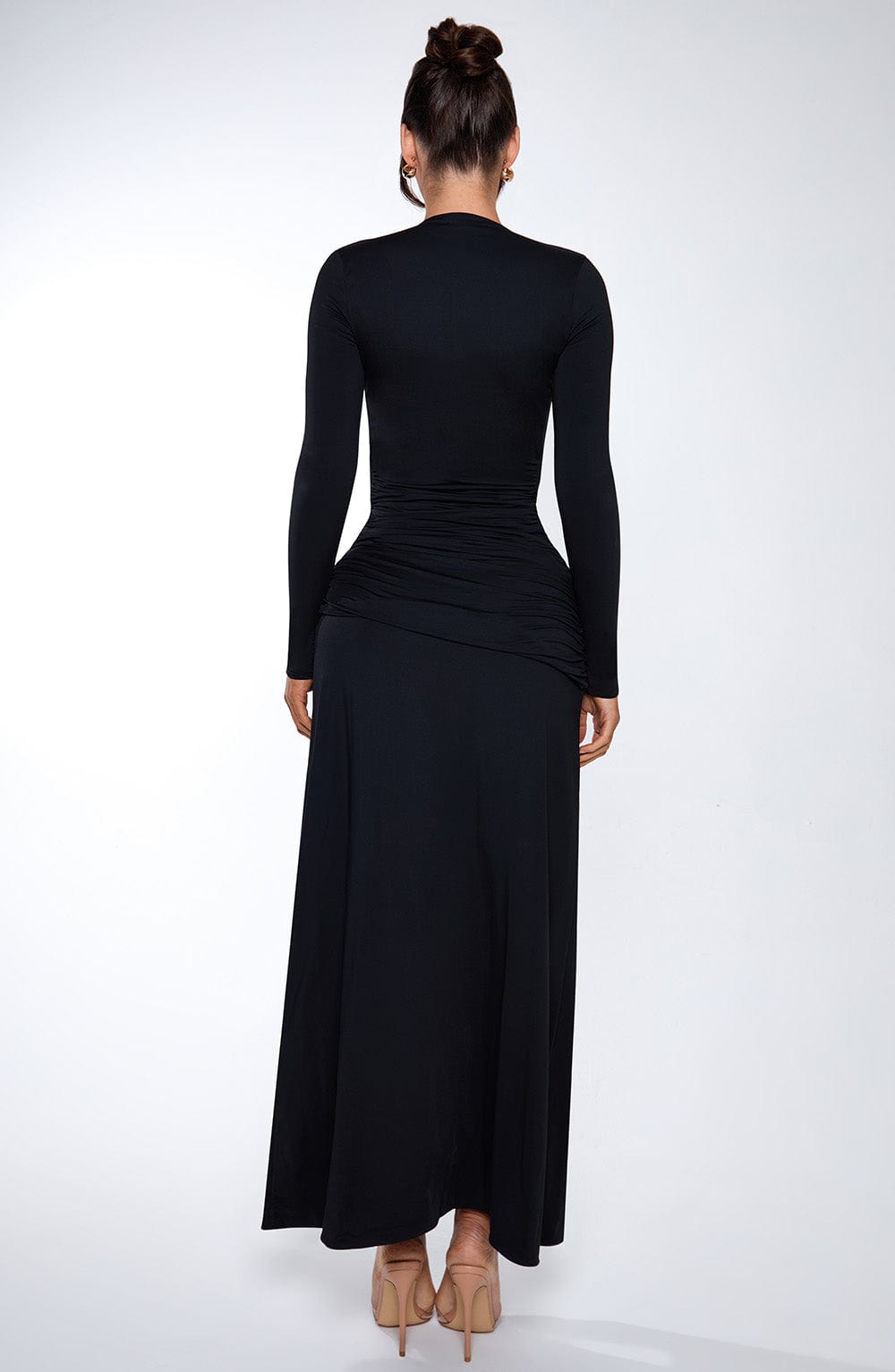 Abito da Sera Ysabella Maxi Nero