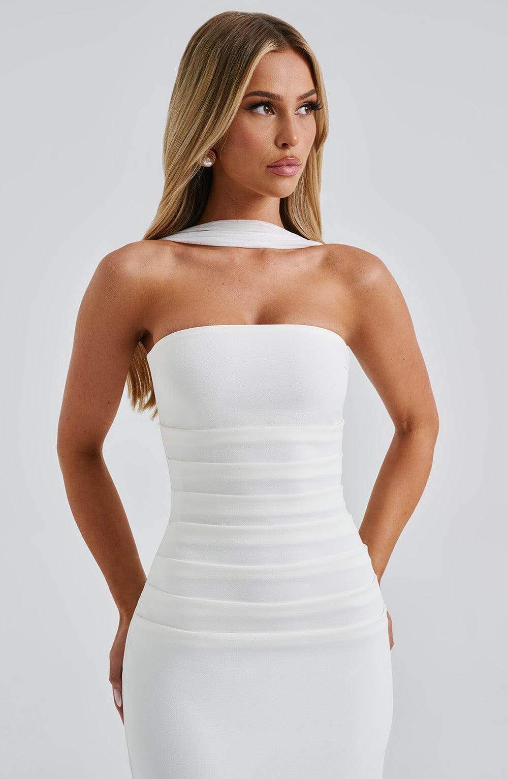 Abito Maxi Yulia Avorio
