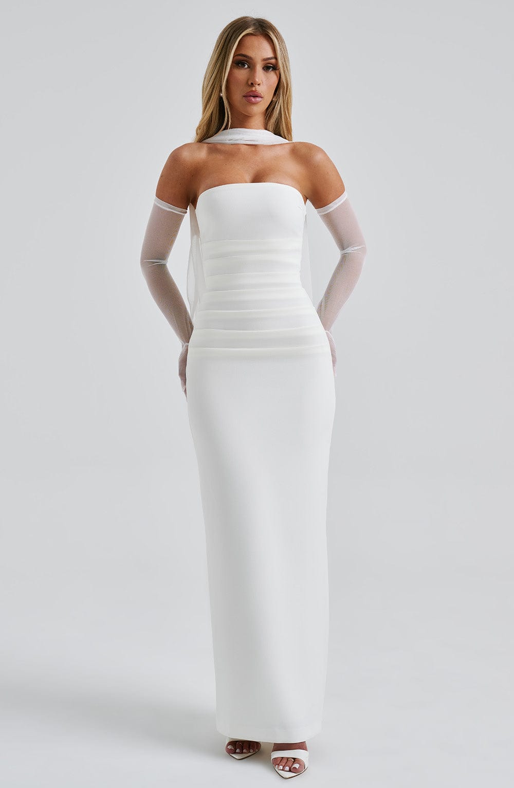 Abito Maxi Yulia Avorio