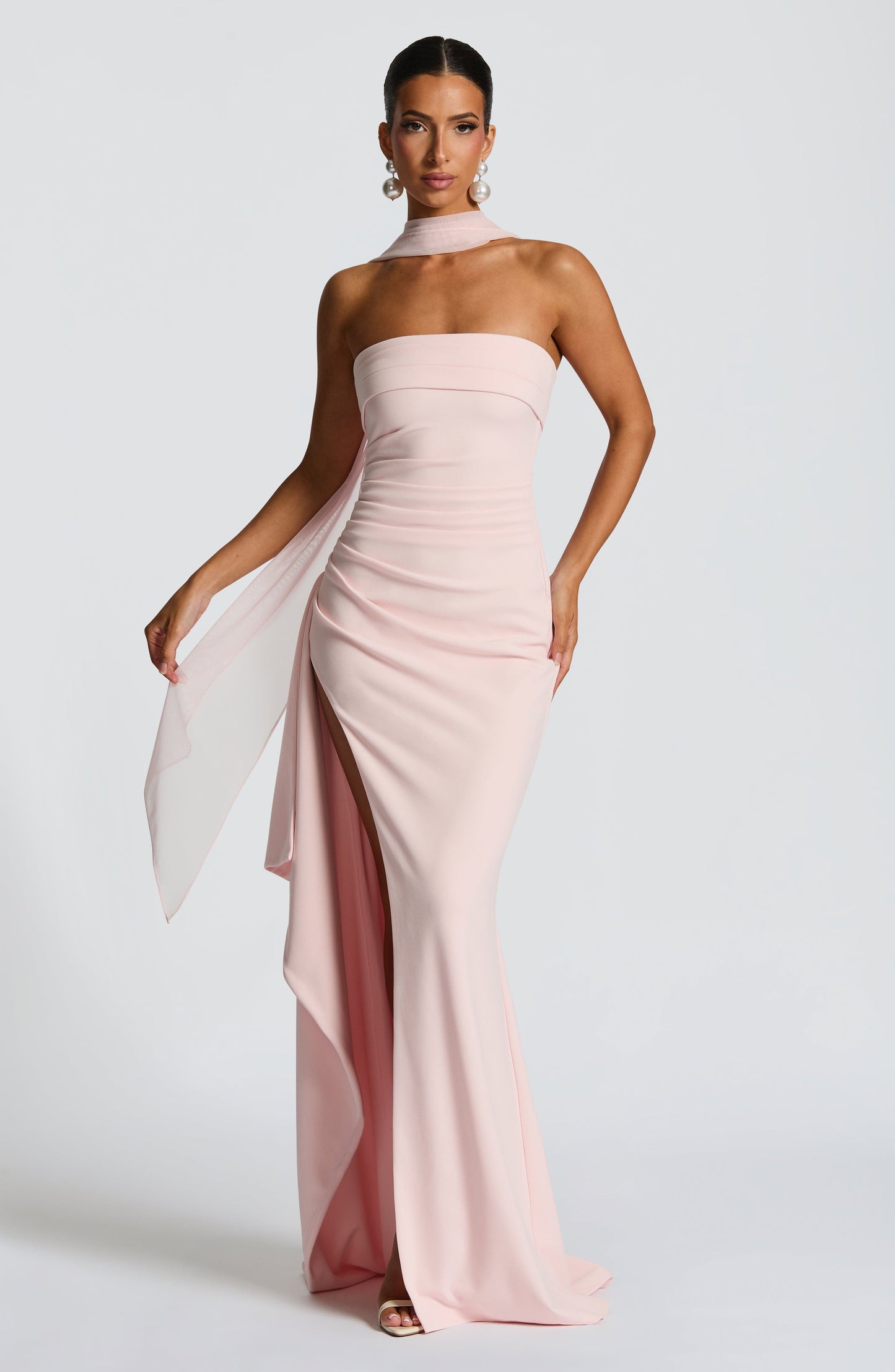 Abito Maxi Rosa Zafira