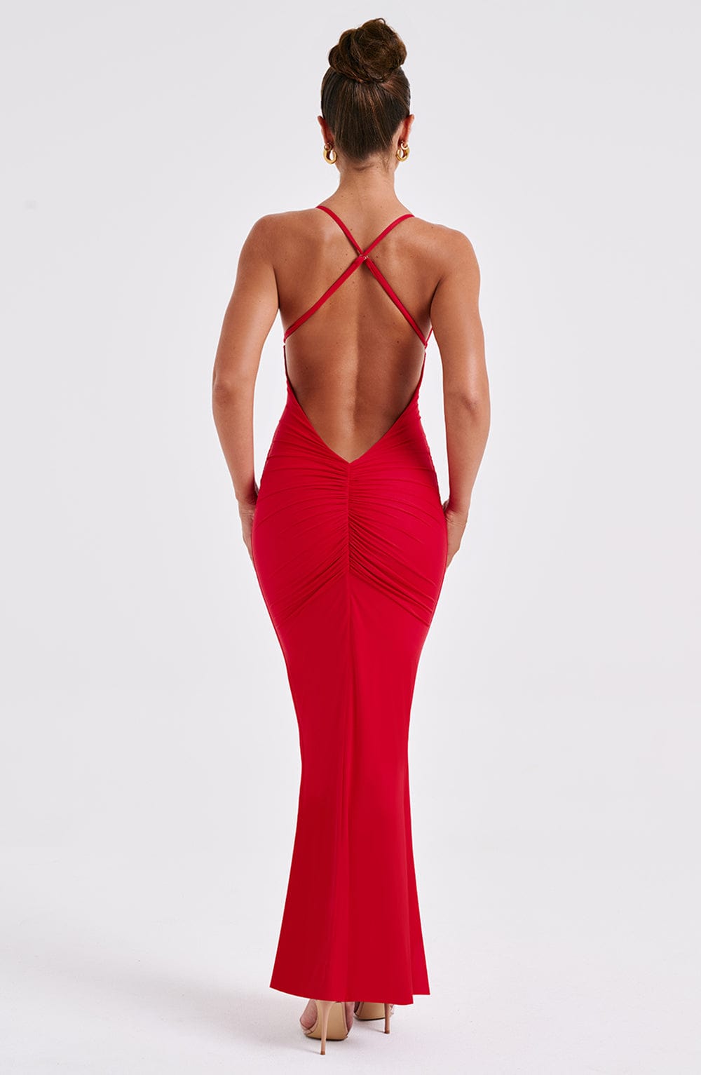Abito Maxi Rosso Zelda