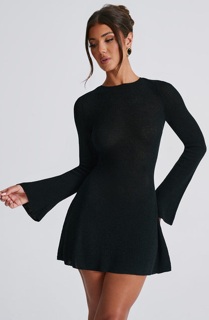 Adalee Mini Dress Nero