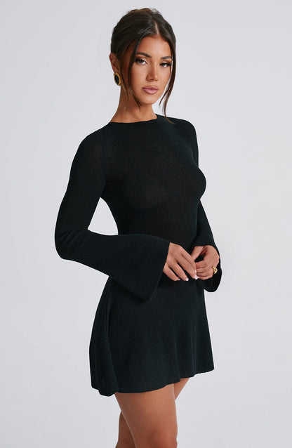Adalee Mini Dress Nero