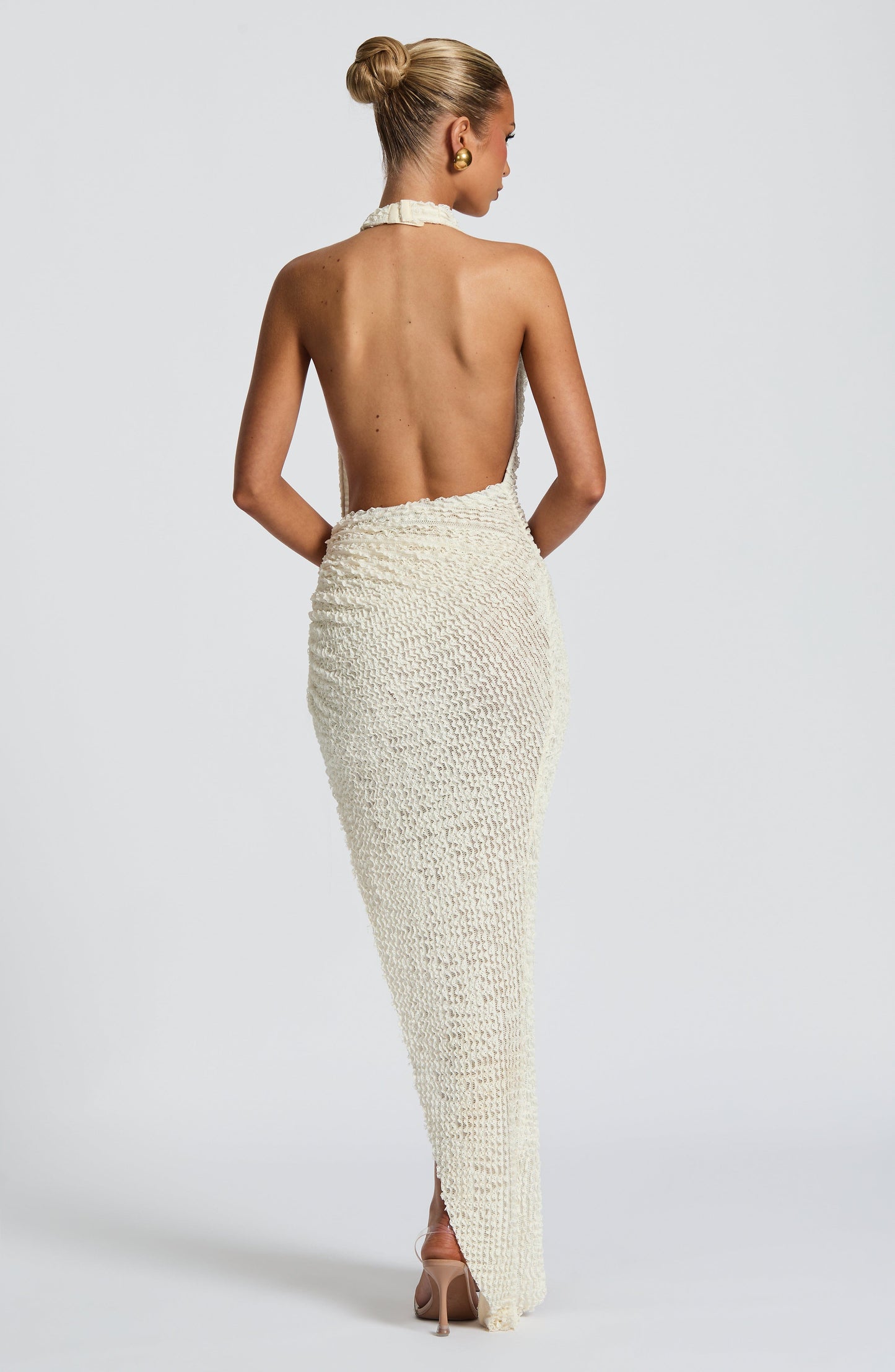 Vestito Airla Midi Avorio
