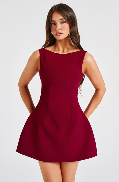 Vestito Alana Mini - Vino