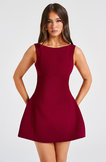 Vestito Alana Mini - Vino