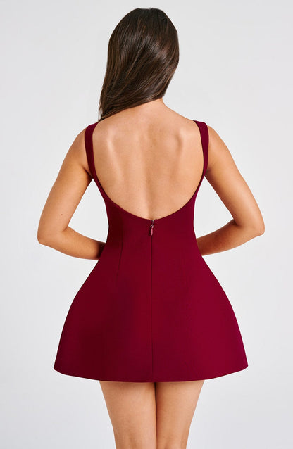 Vestito Alana Mini - Vino