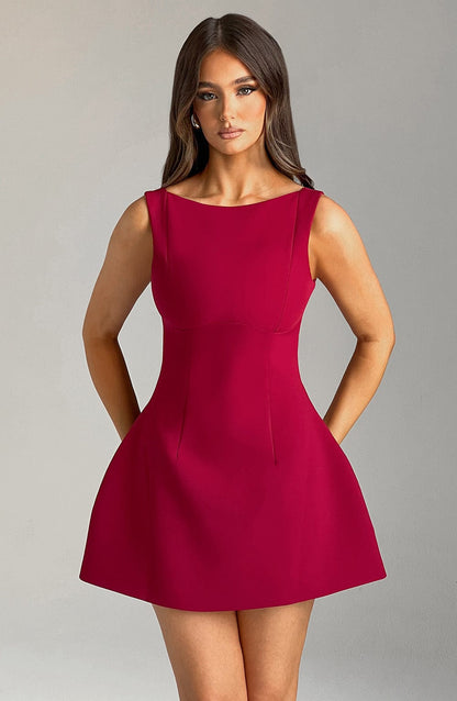 Vestito Alana Mini - Vino