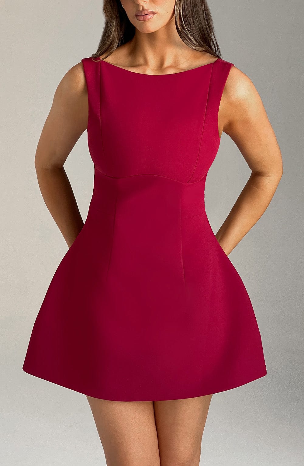 Vestito Alana Mini - Vino