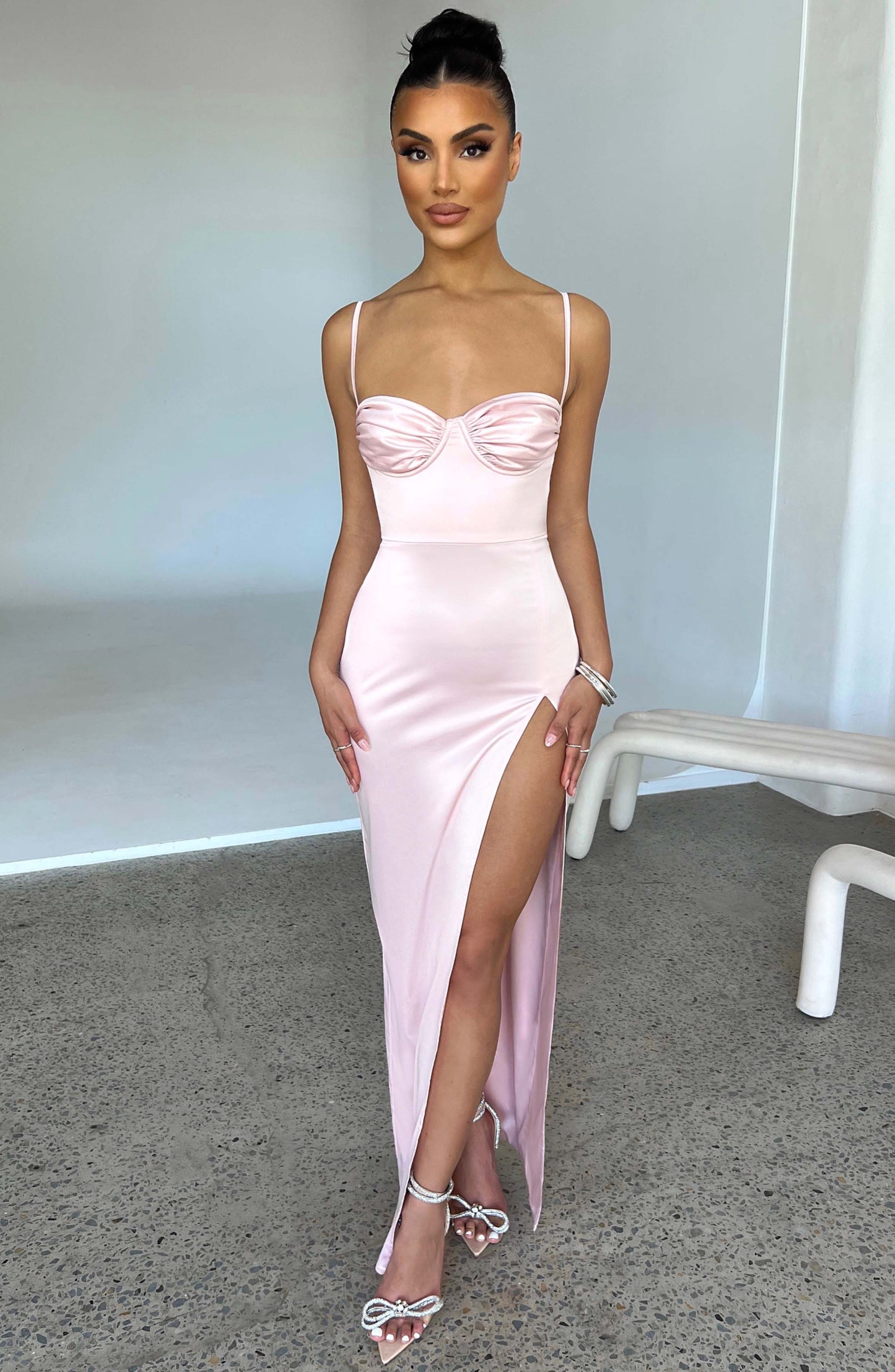 Abito da sera in rosa