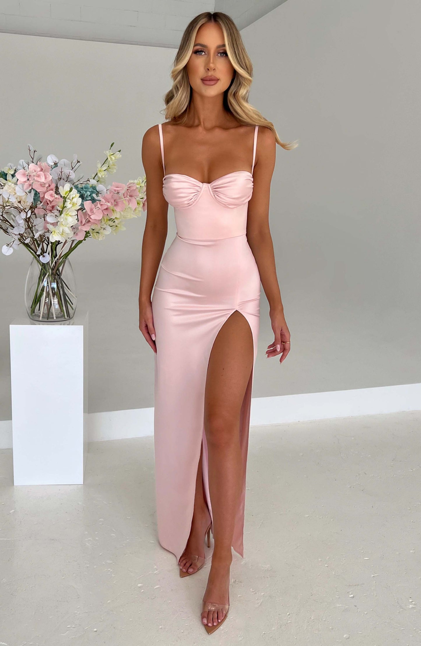 Abito da sera in rosa