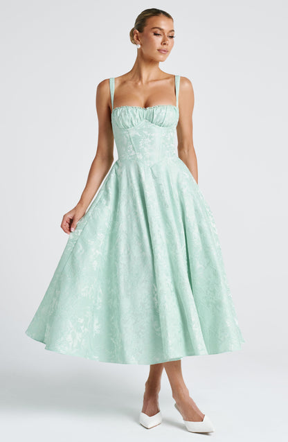 Abito Midi Verde