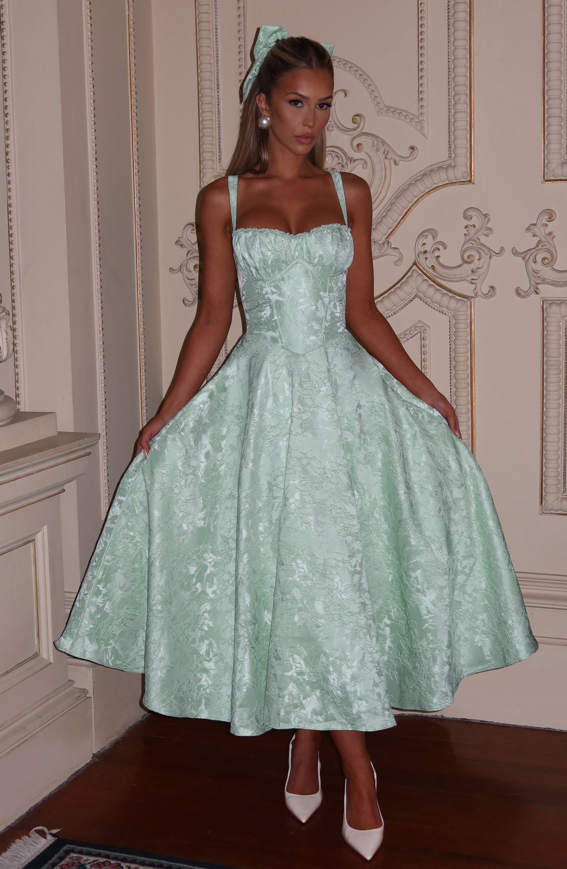 Abito Midi Verde