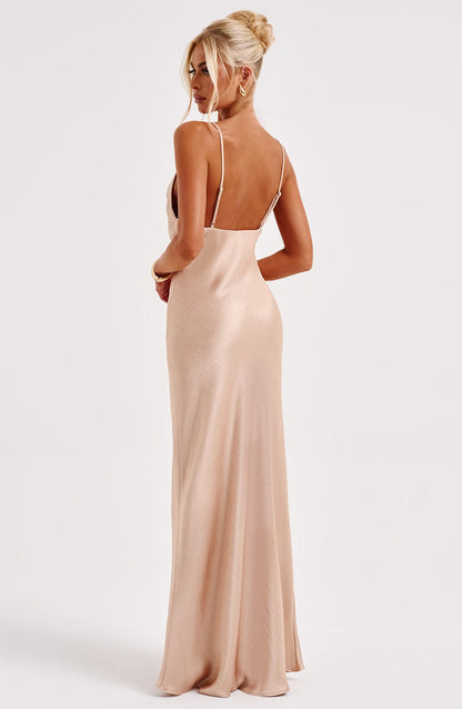 Abito da Sera Anja Maxi Champagne